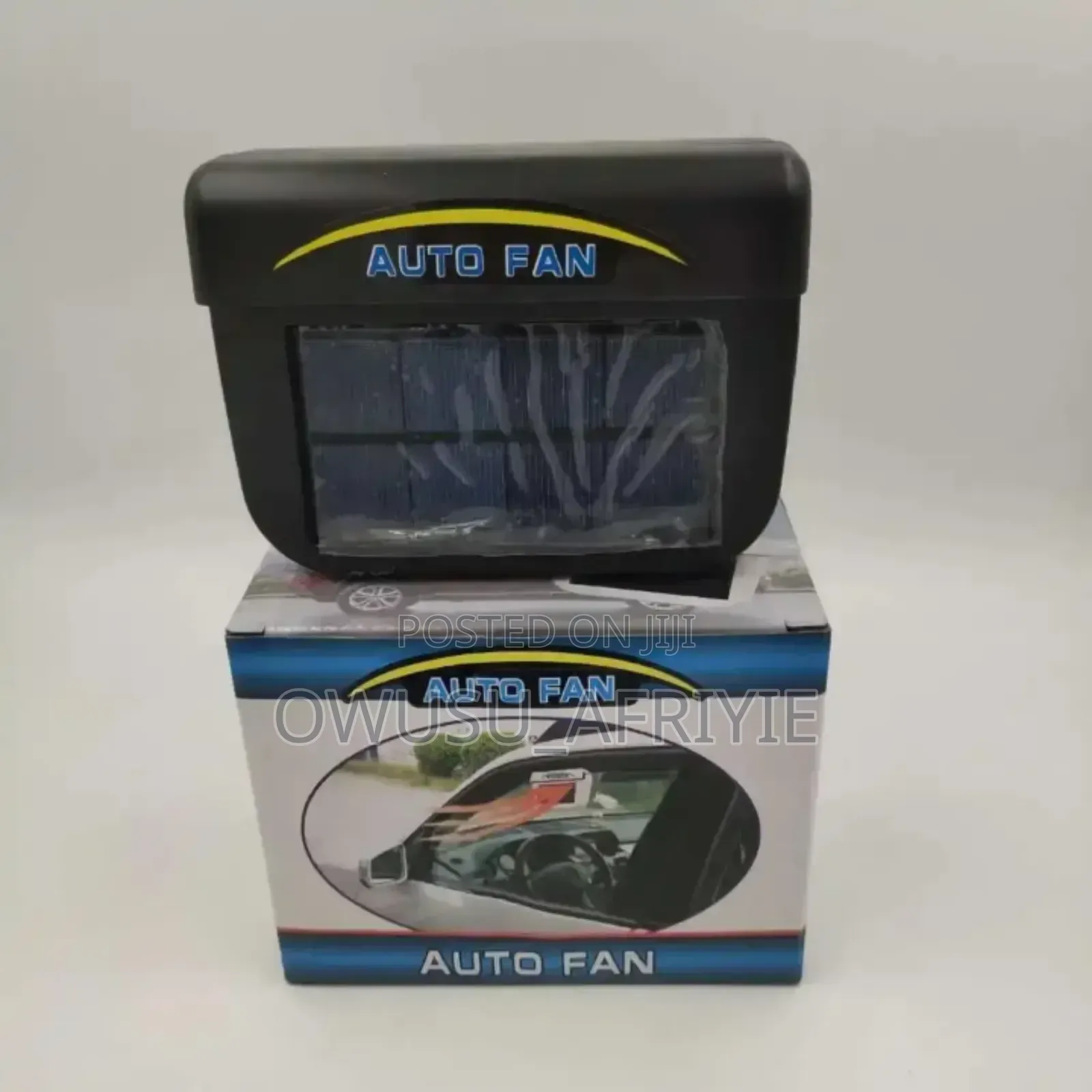 Solar Cooling Window Fan for Cars