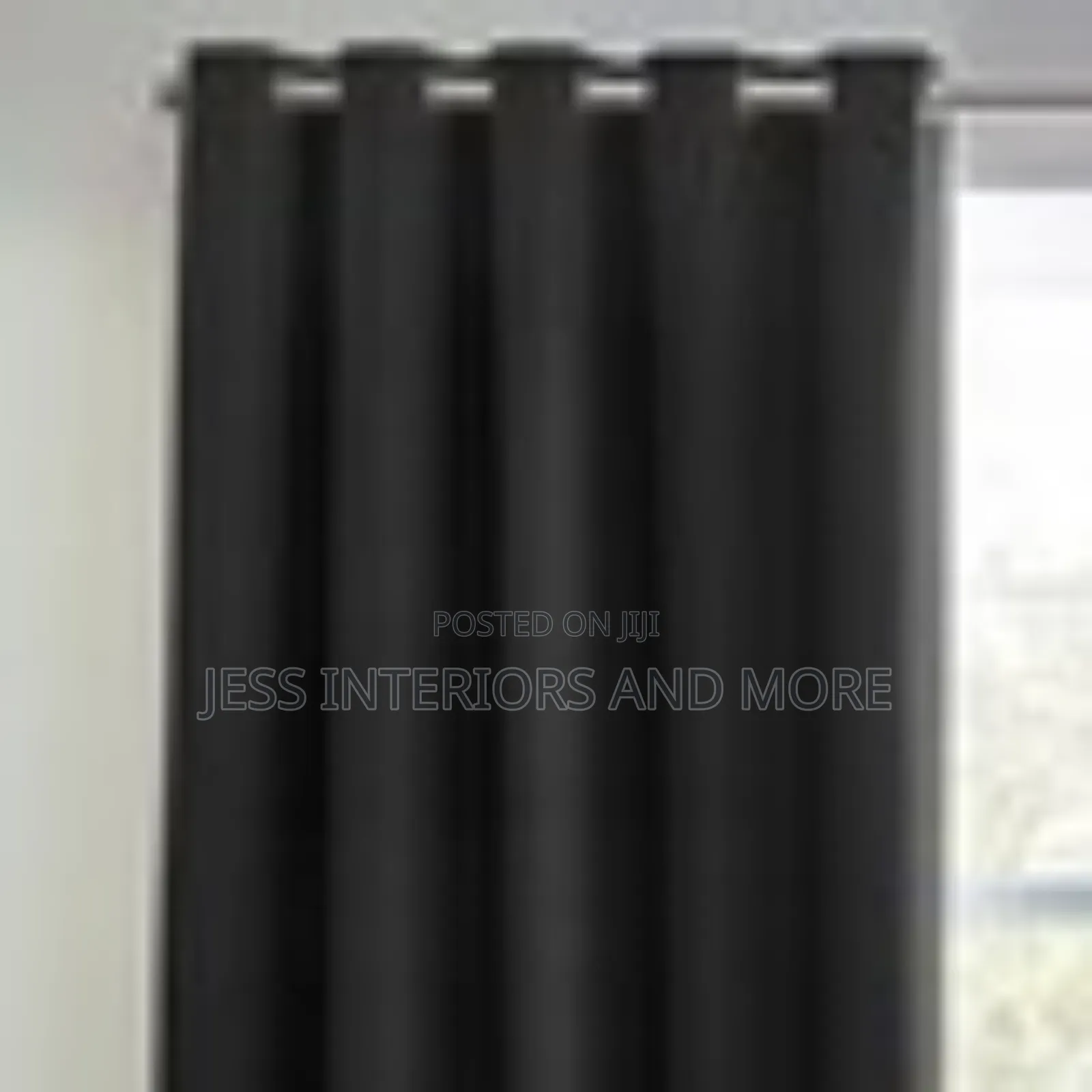 Curtains (140cm X 245cm) Black