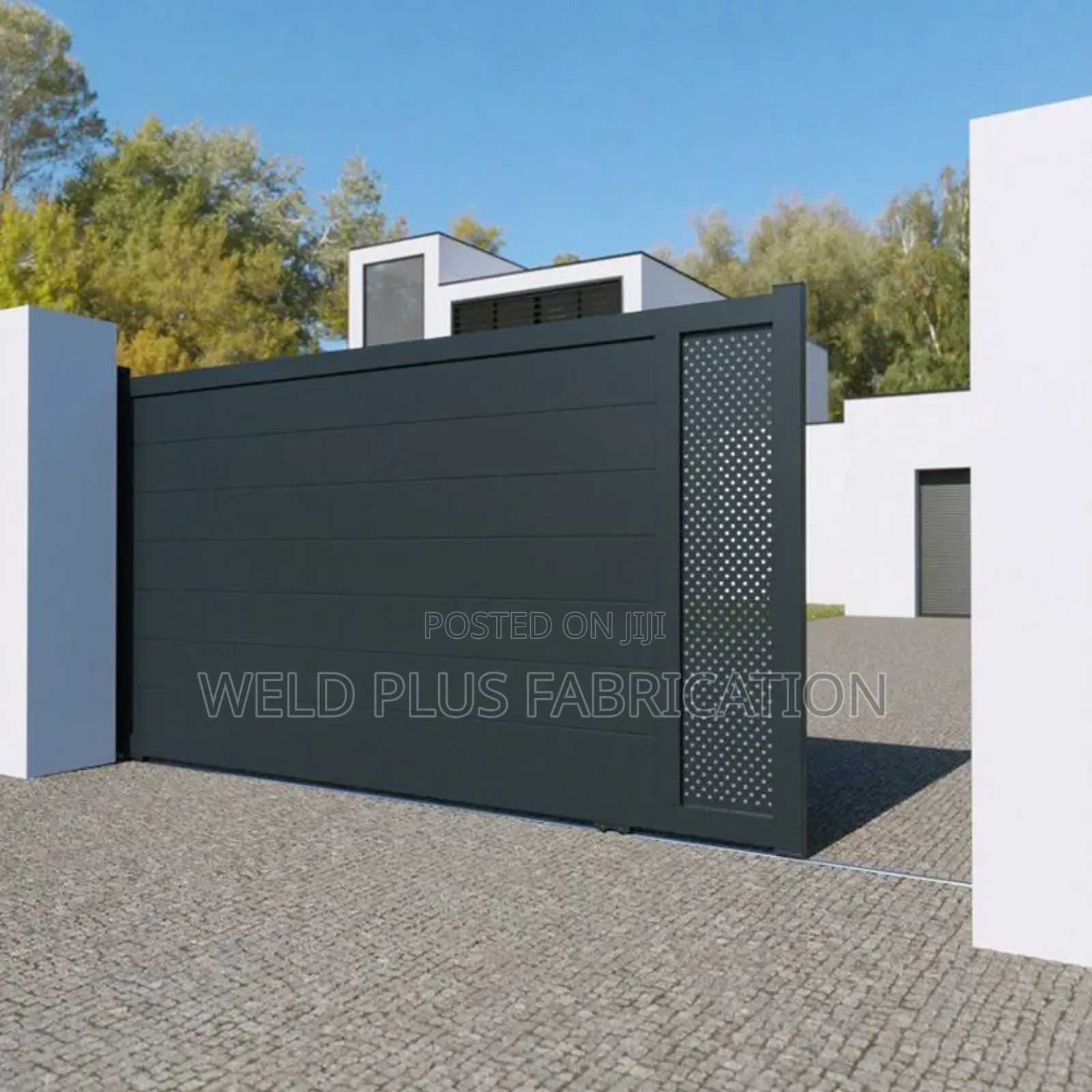 Modern Fence Gate