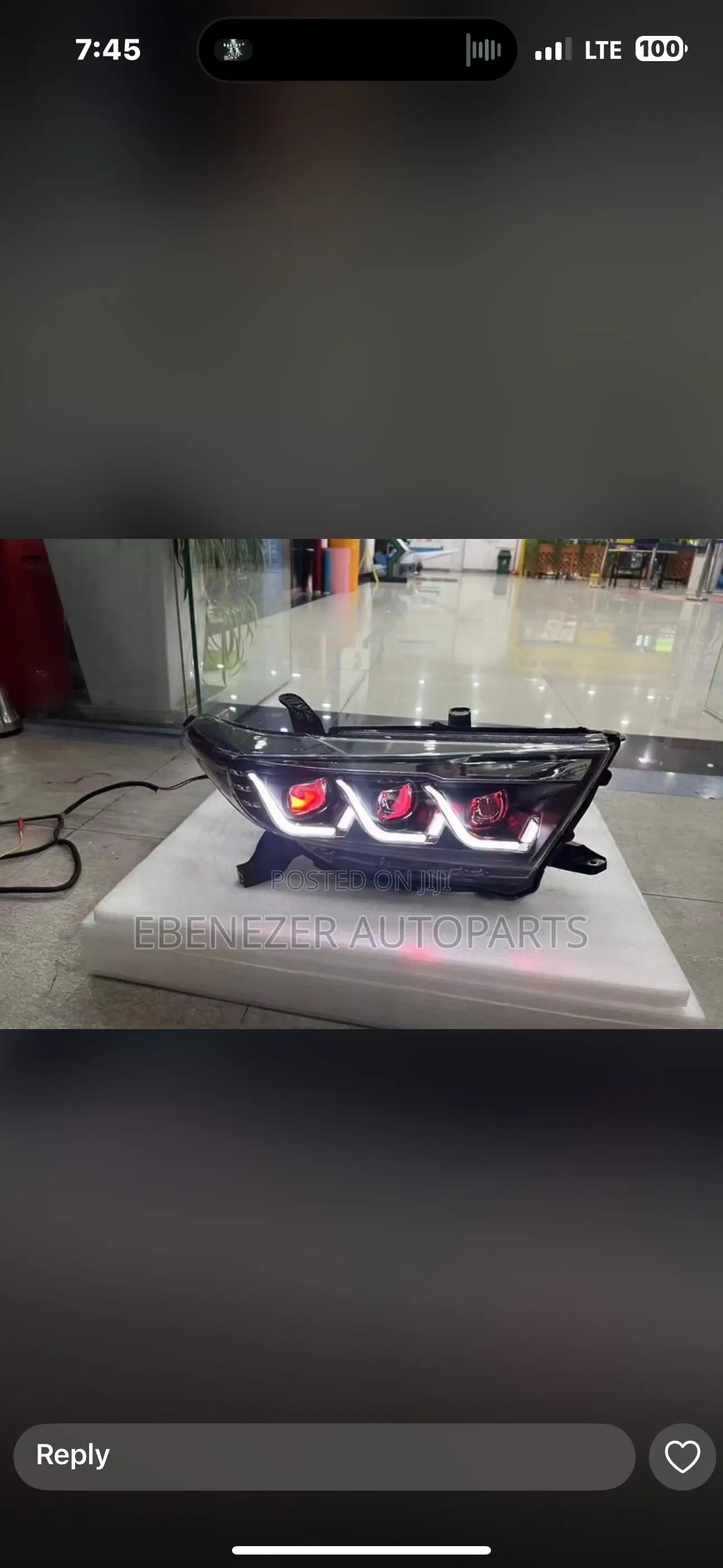 Toyota Highlander 2012 Led Spec Headlights