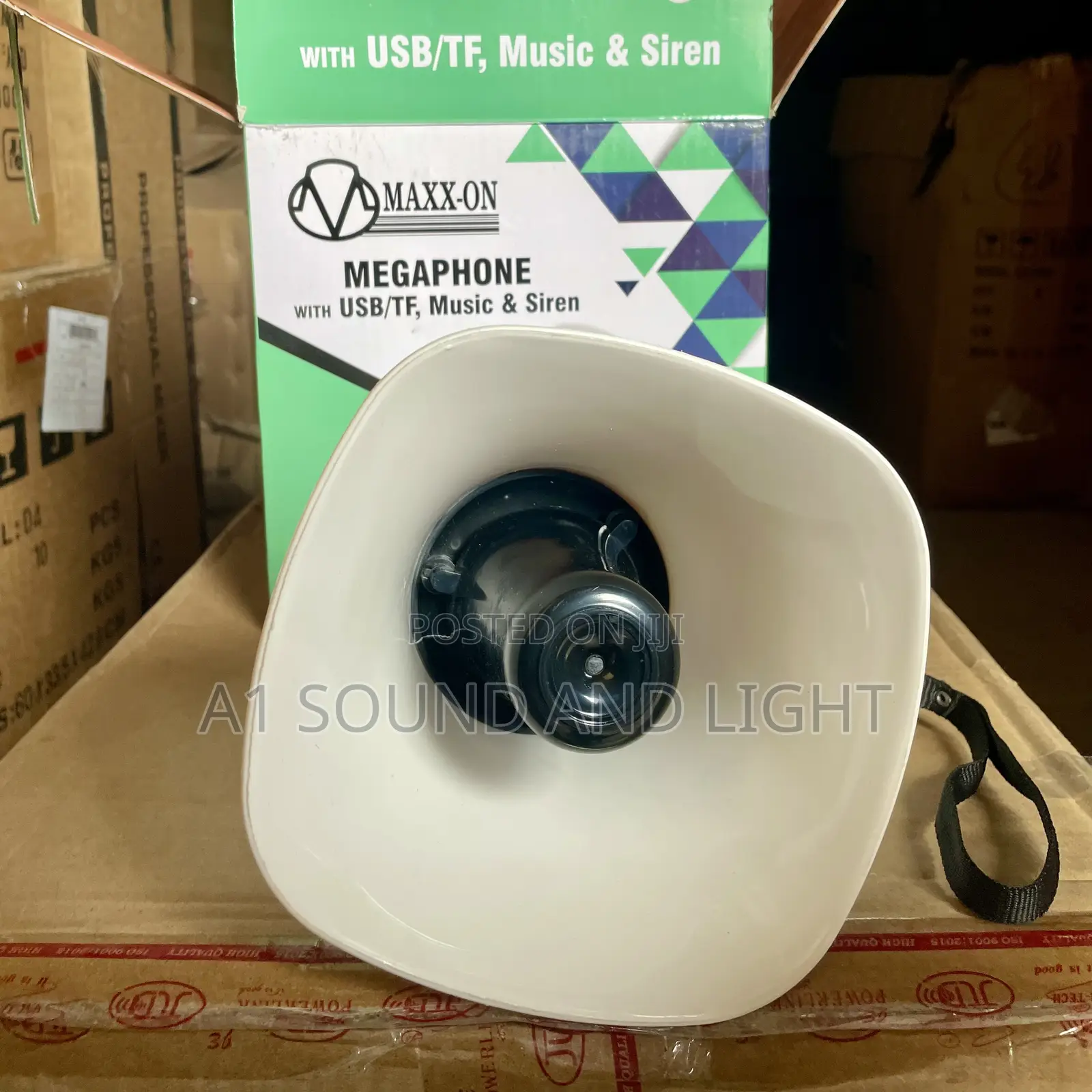 Portable Megaphone With Bt/Usb/Sd [50 Watts]