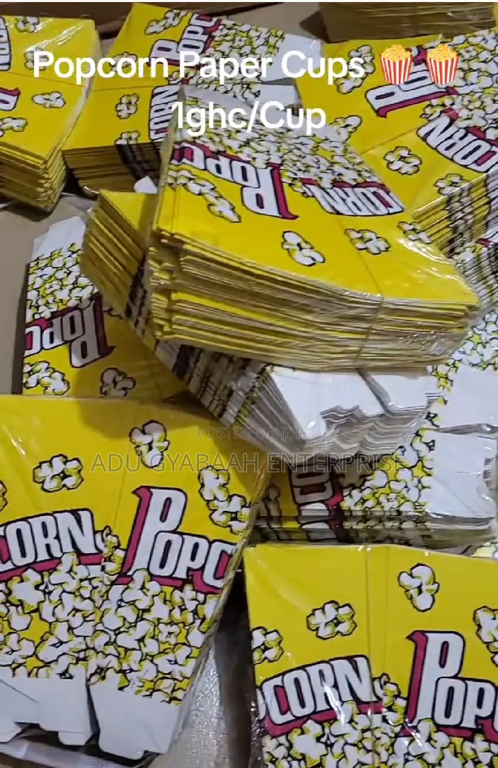Popcorn Paper Cups