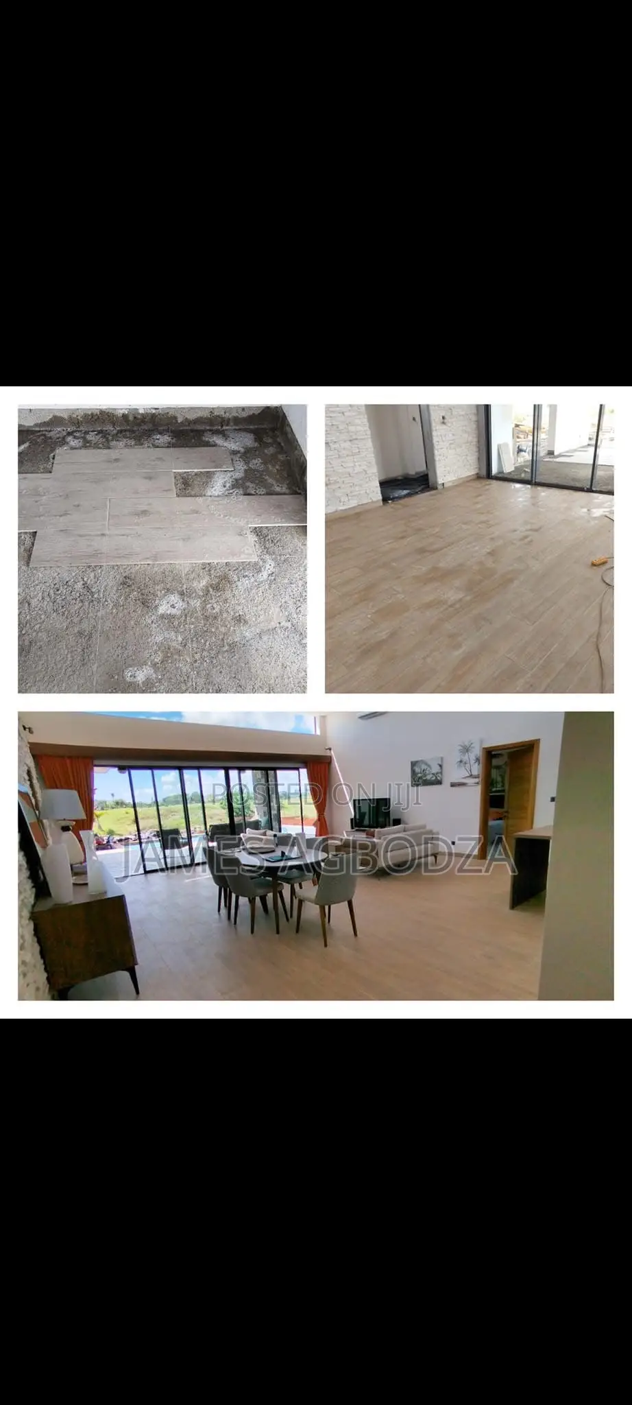 Good Finishing in Tiling.