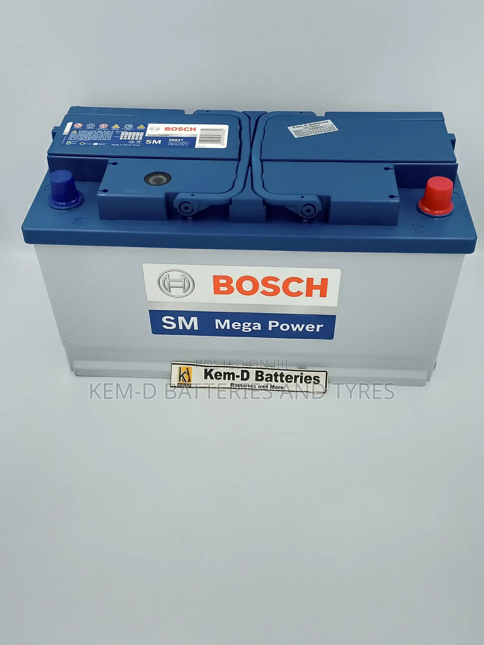 17 Plates Bosch Car Battery - Free Delivery Of Batteries