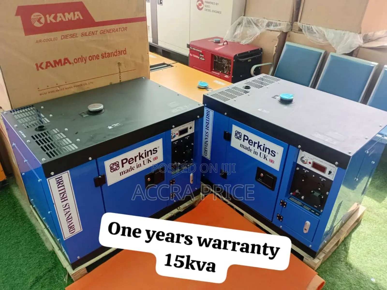 Stable Voltage Perkins Diesel Generator 15kva 13kw Her