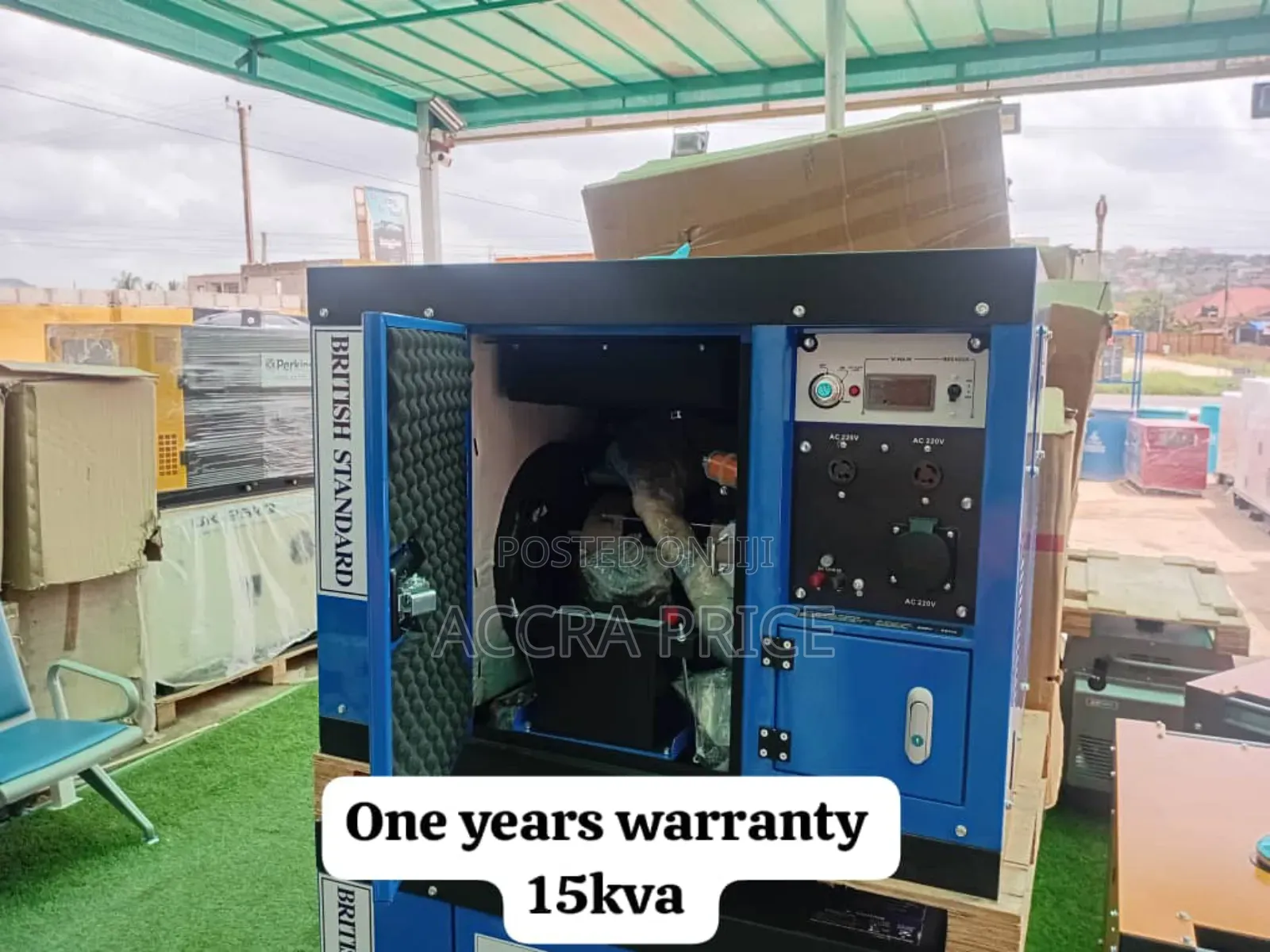 High Reliability 15kva Perkins Diesel Generator Fnenset