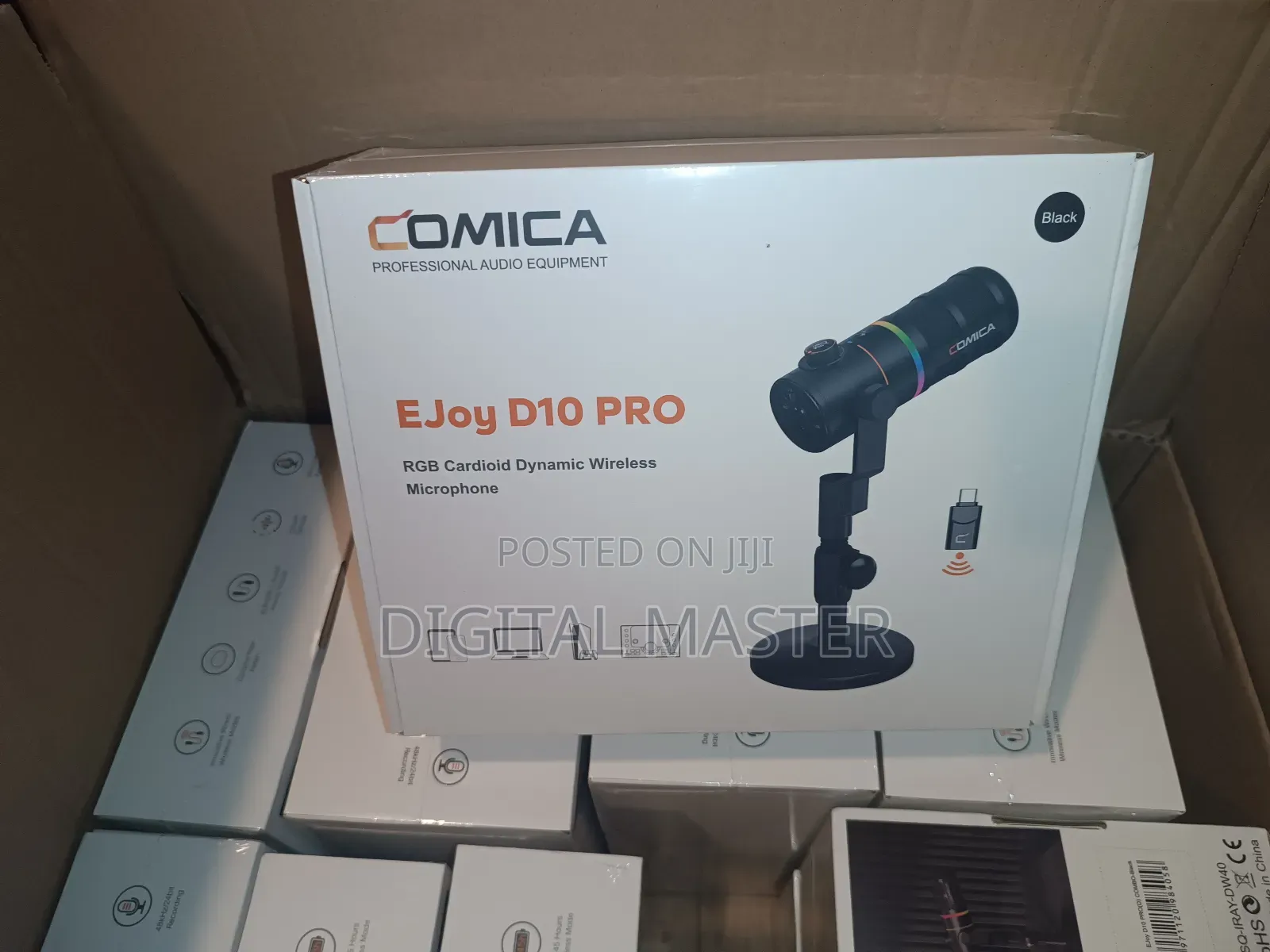 Podcast Microphone - (Comica Ejoy D10 Pro Rgb Dynamic Mic)