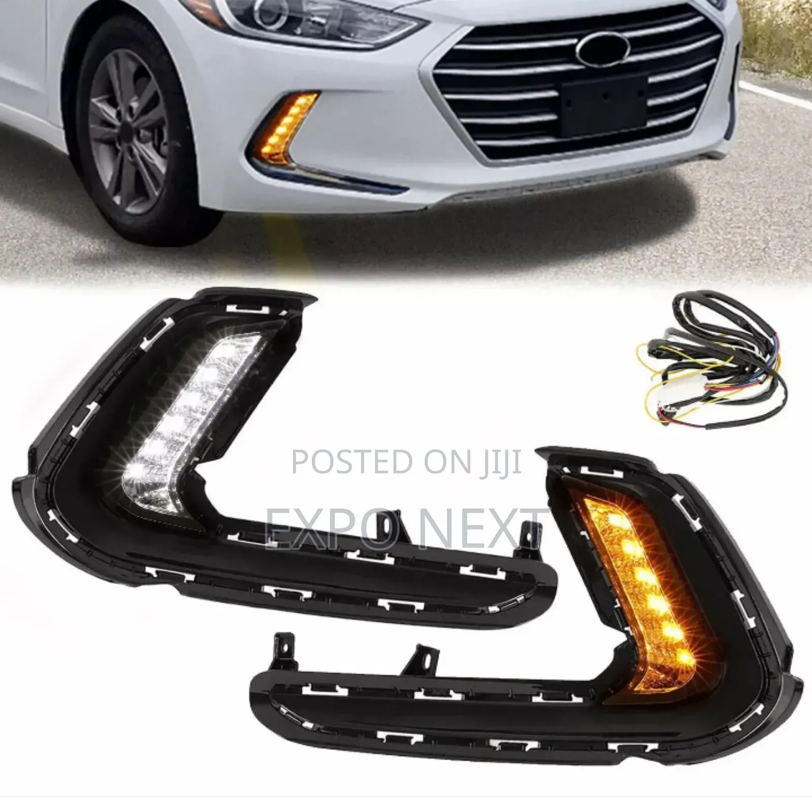 Fog Lamp Lights Set For Hyundai Elantra 2015-2016