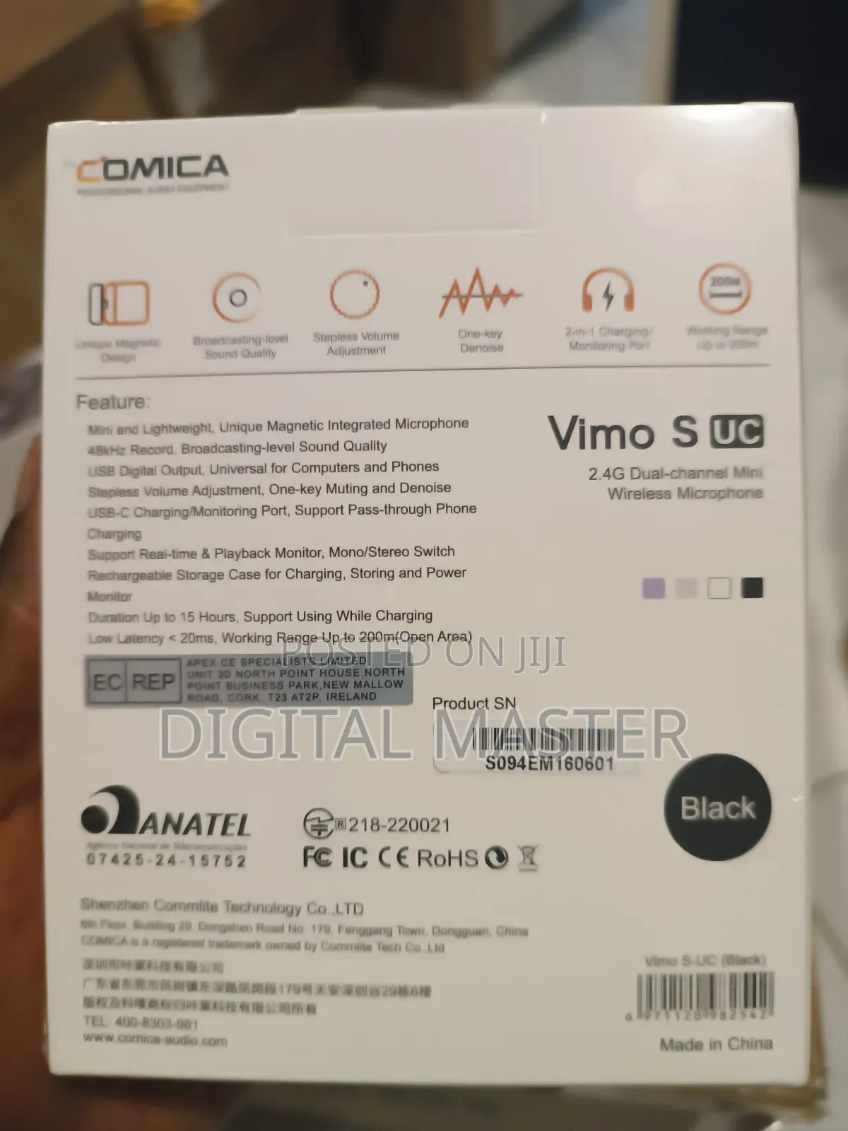 Comica Vimo S-Uc (Usb-C Wireless Microphone)
