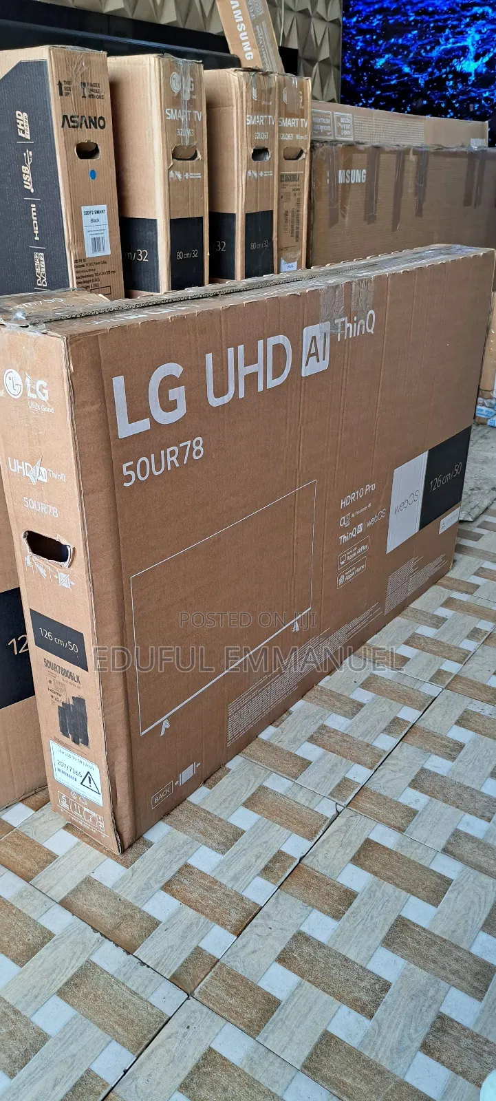 Lg 50" Uhd Smart HDR Netflix Youtube Bluetooth Apple Airp