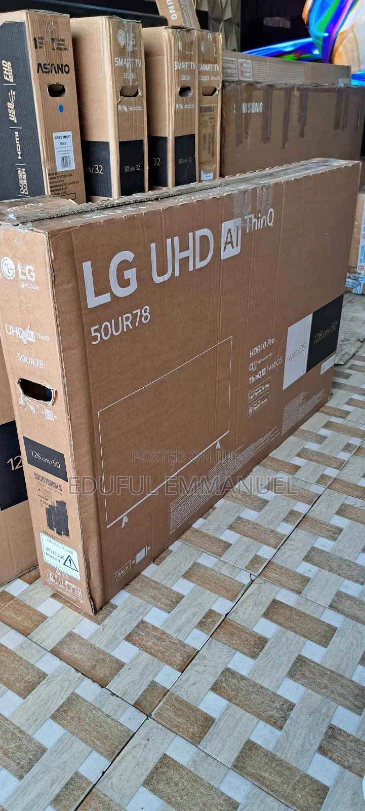 Lg 50" Uhd Smart HDR Netflix Youtube Bluetooth Apple Airp