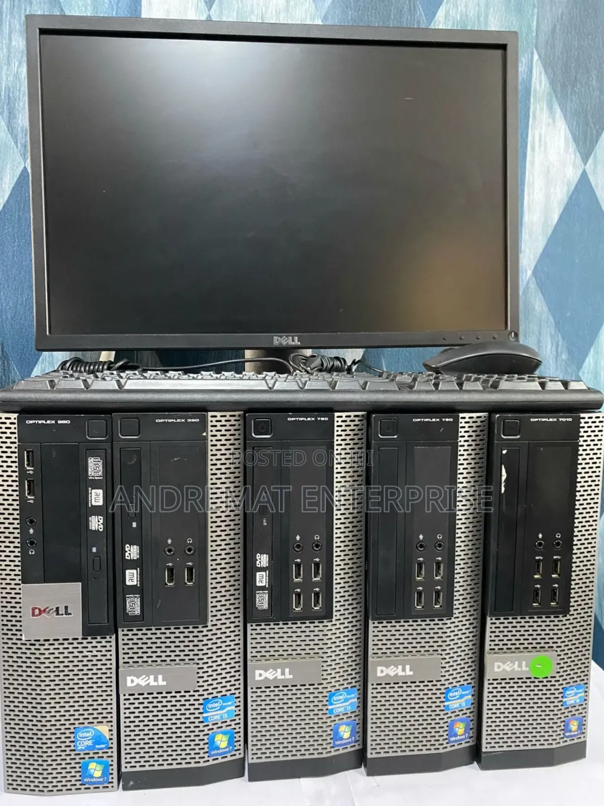 Desktop Computer Dell 8GB Intel Core I5 HDD+SSD 500GB