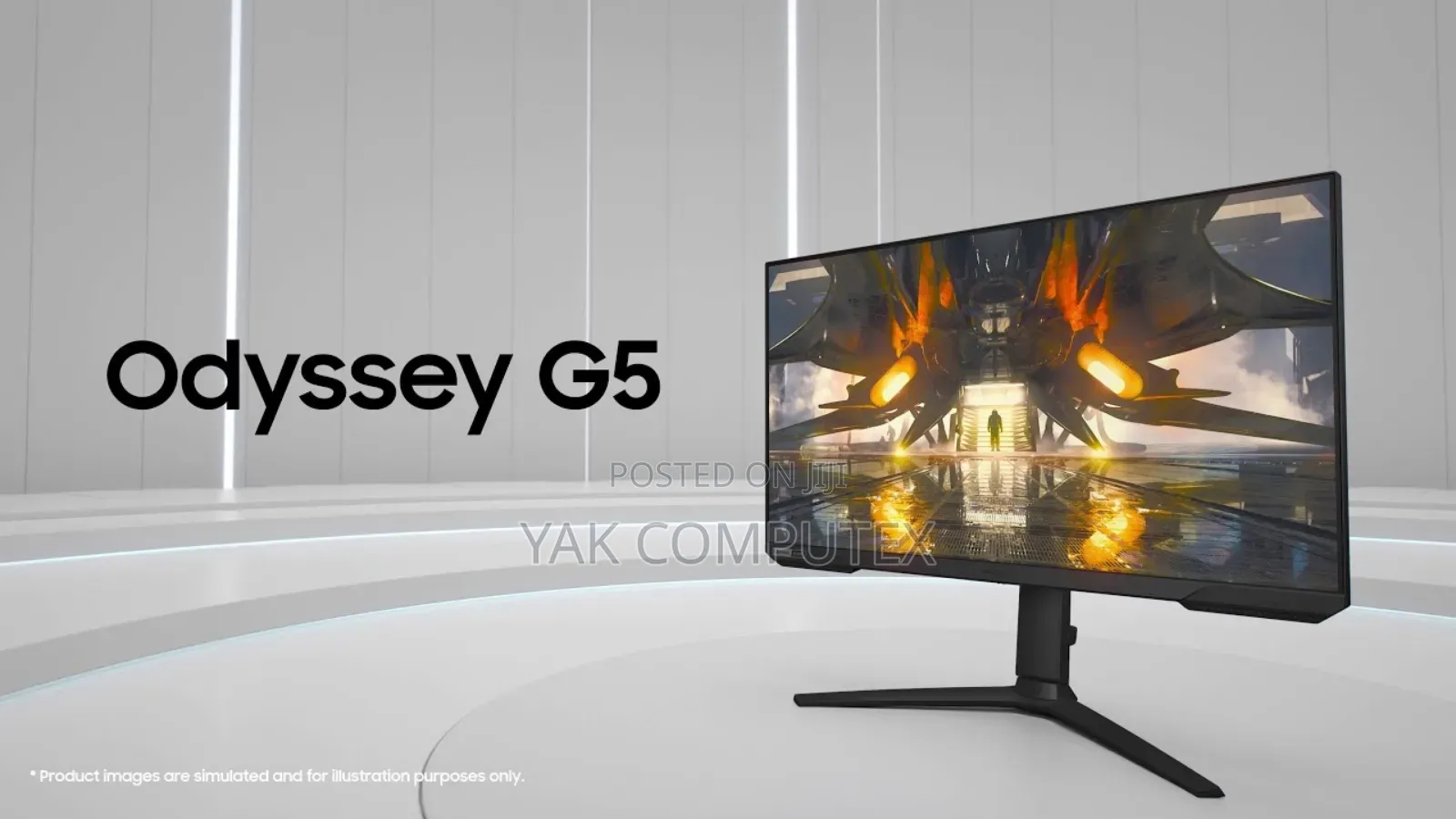 Samsung 32” Odyssey G5 Gaming Monitor, Wqhd (2560x1440)