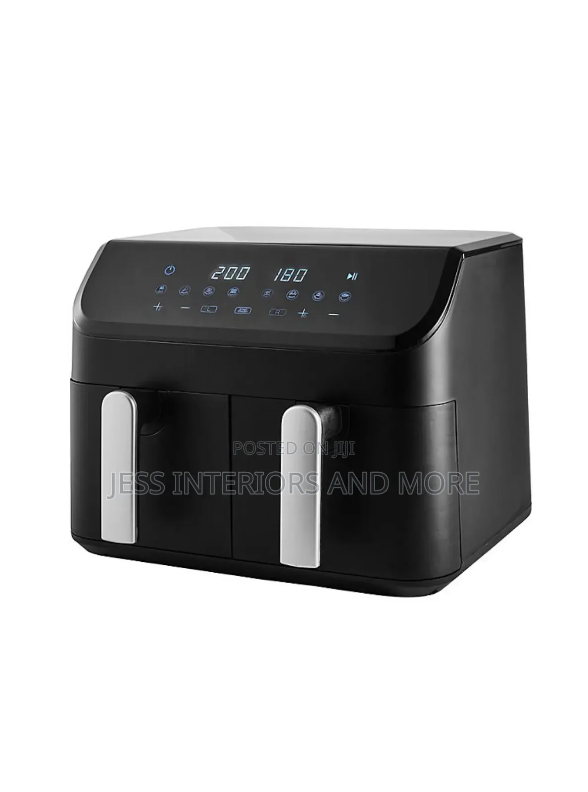 Black Dual Basket 9l Digital Air Fryer