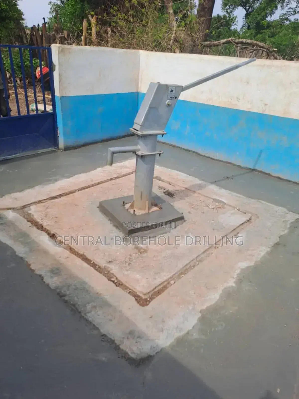 Borehole With Hand Pump