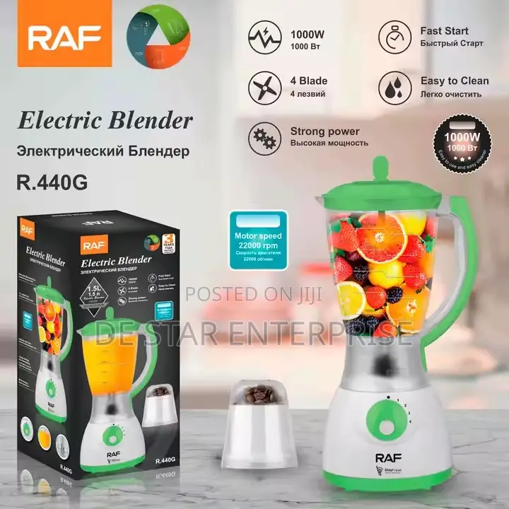 Raf 2 in 1 Blender With Small Jar