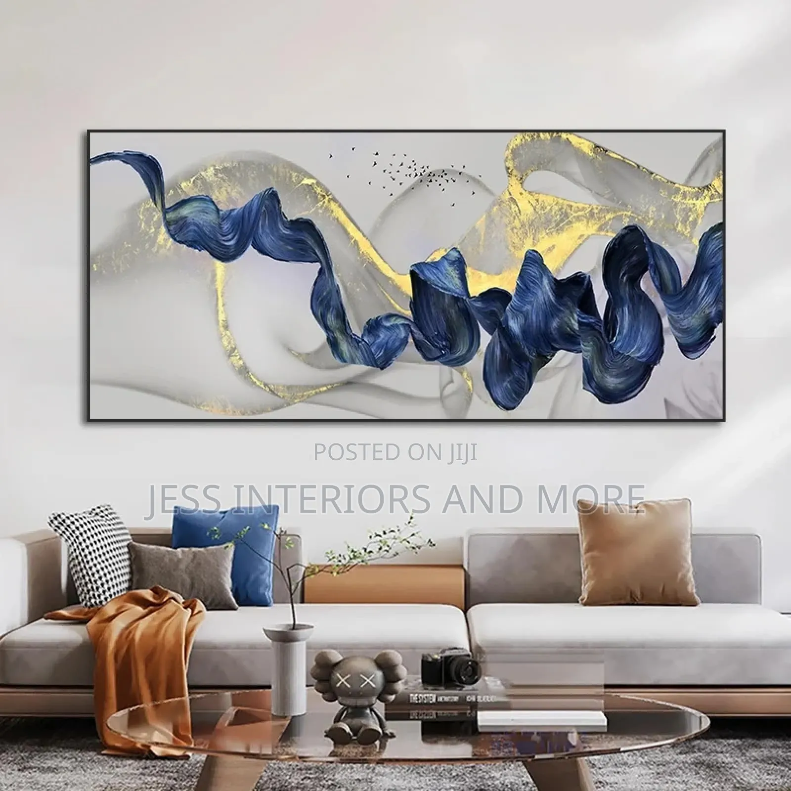 Nordic Gold Canvas Painting