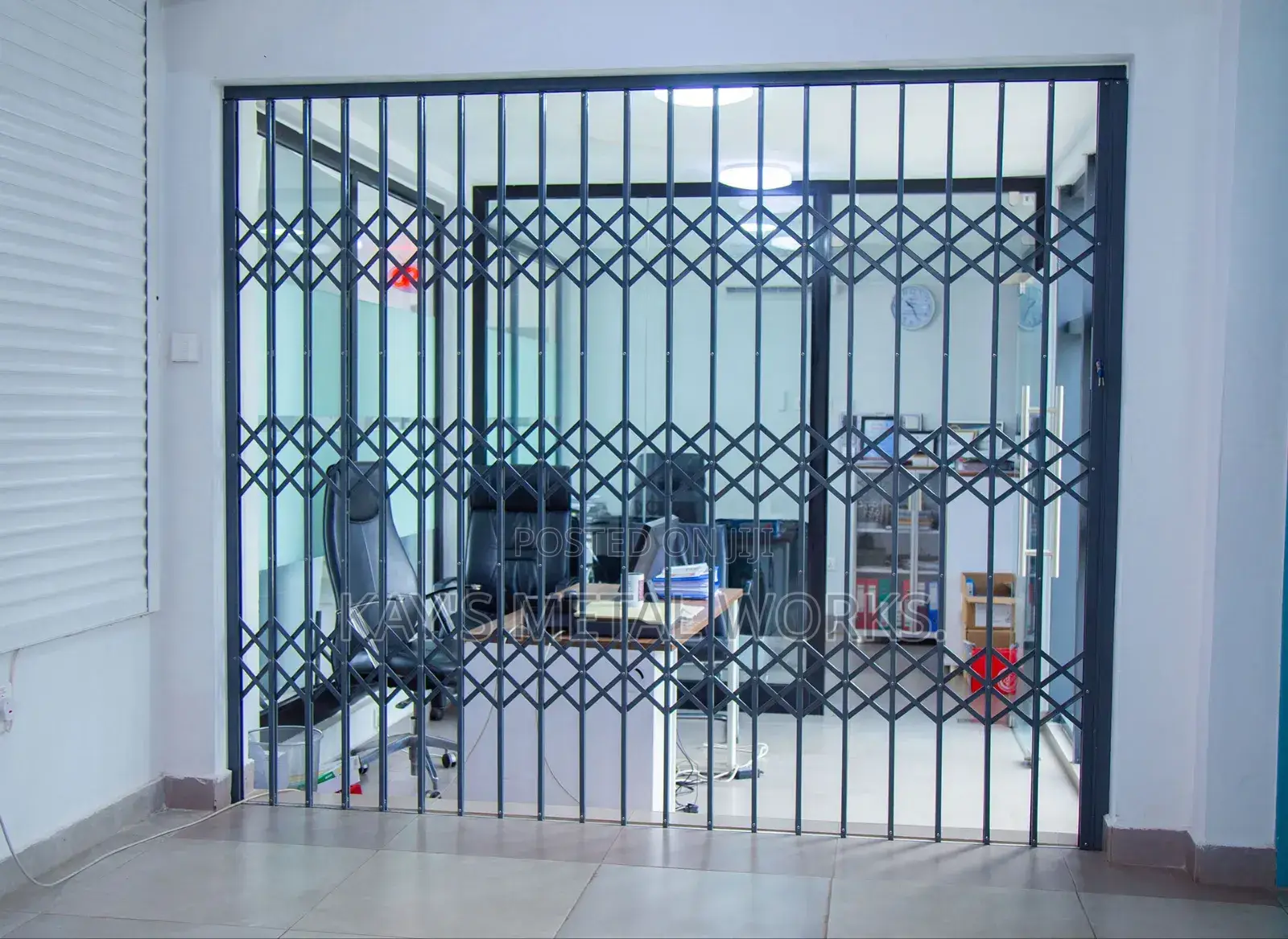 Collapsible Security Door | Burglar Proof Folding Door, Metal Security