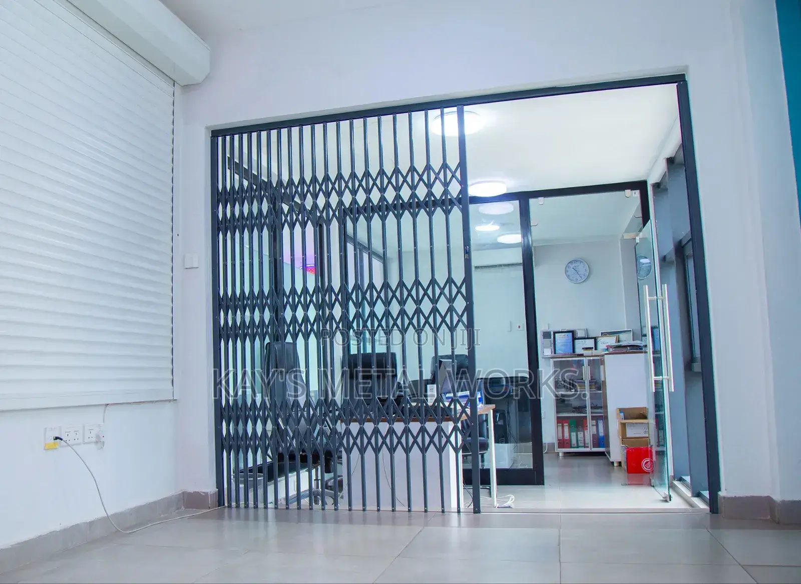 Collapsible Security Door | Burglar Proof Folding Door, Metal Security