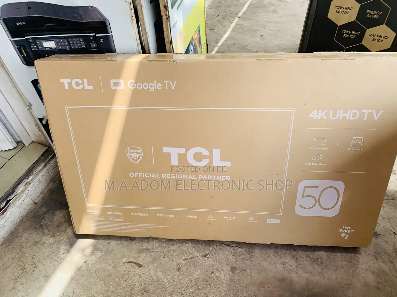 50inch TCL 50” Tv + Free Aipq Process