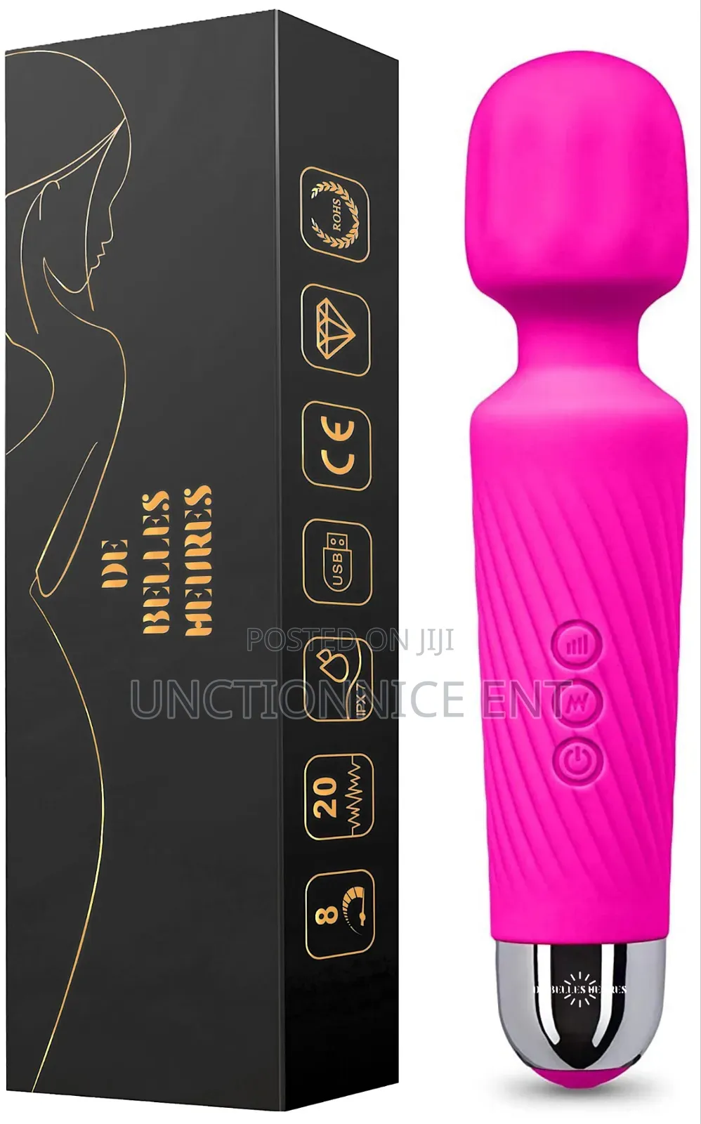 Bigsize Rechargable Clitoris Stimulation Wand Vibrator