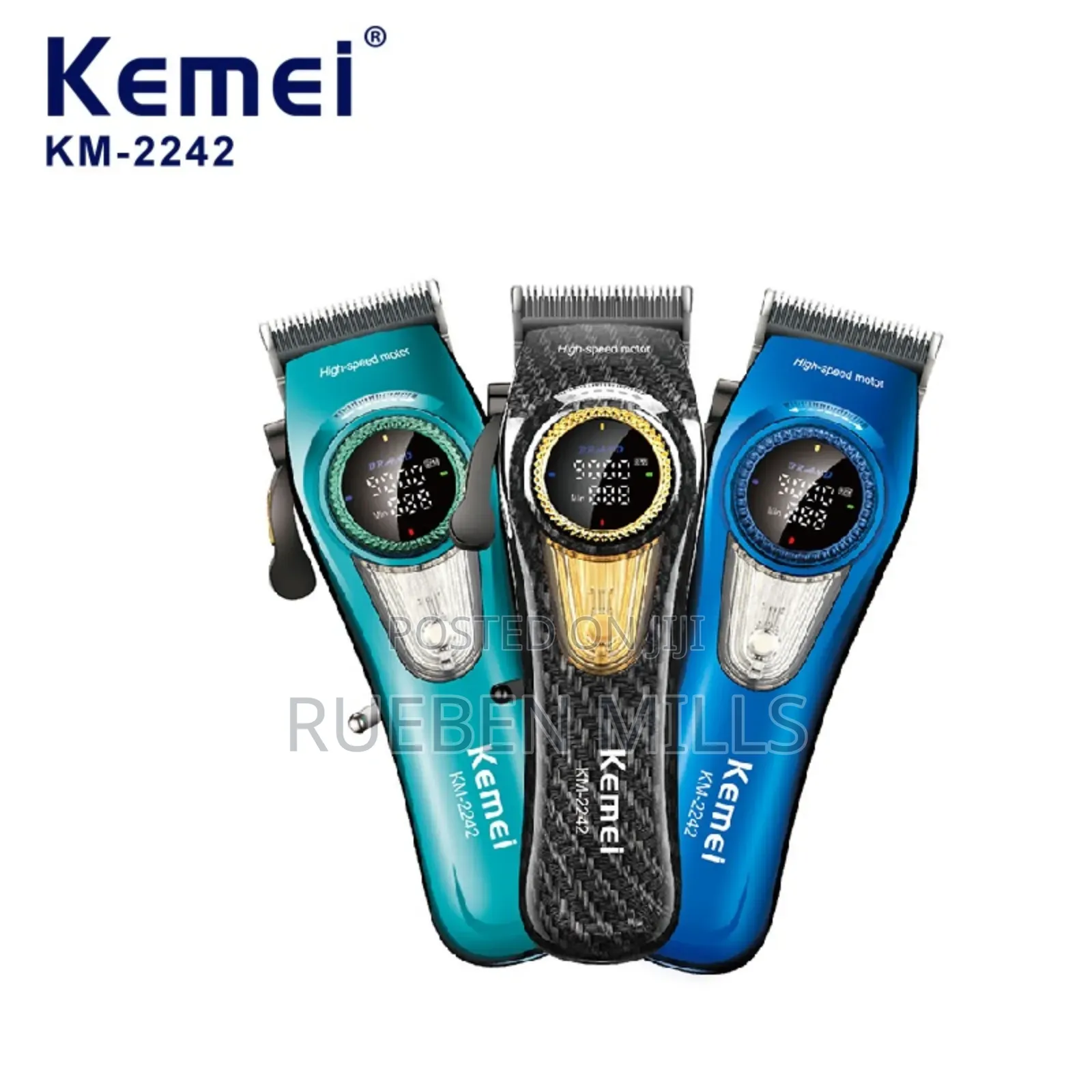 Jual Kemei Km 2242 Clipper 4500mah 9000rpm Barbering Machine