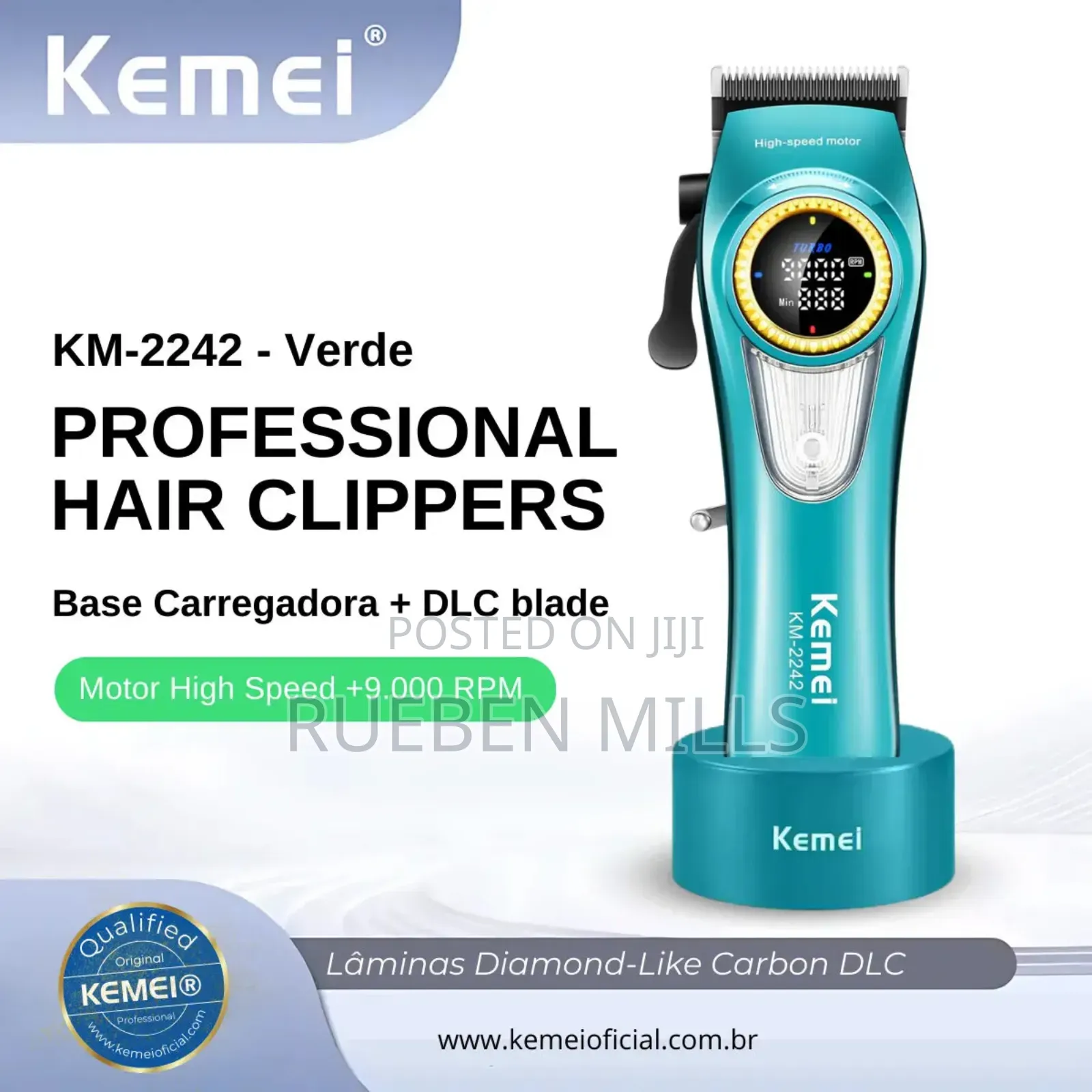 High-Speed Professional Kemei Km-2242 Barbering Machine