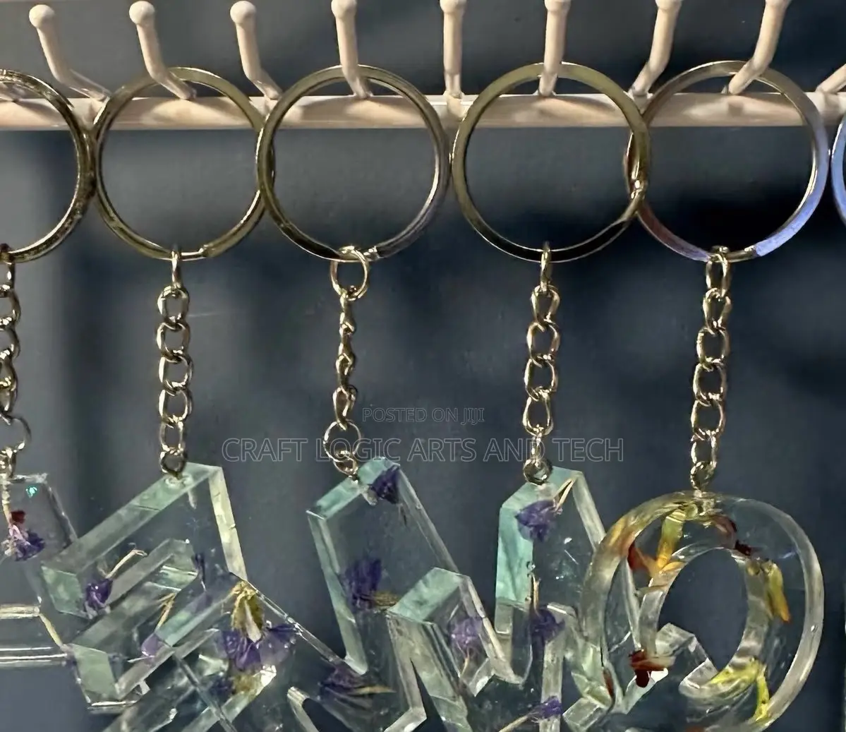 Keychains + Eye Screw For Epoxy Resin Key Holders 10pcs 3cm