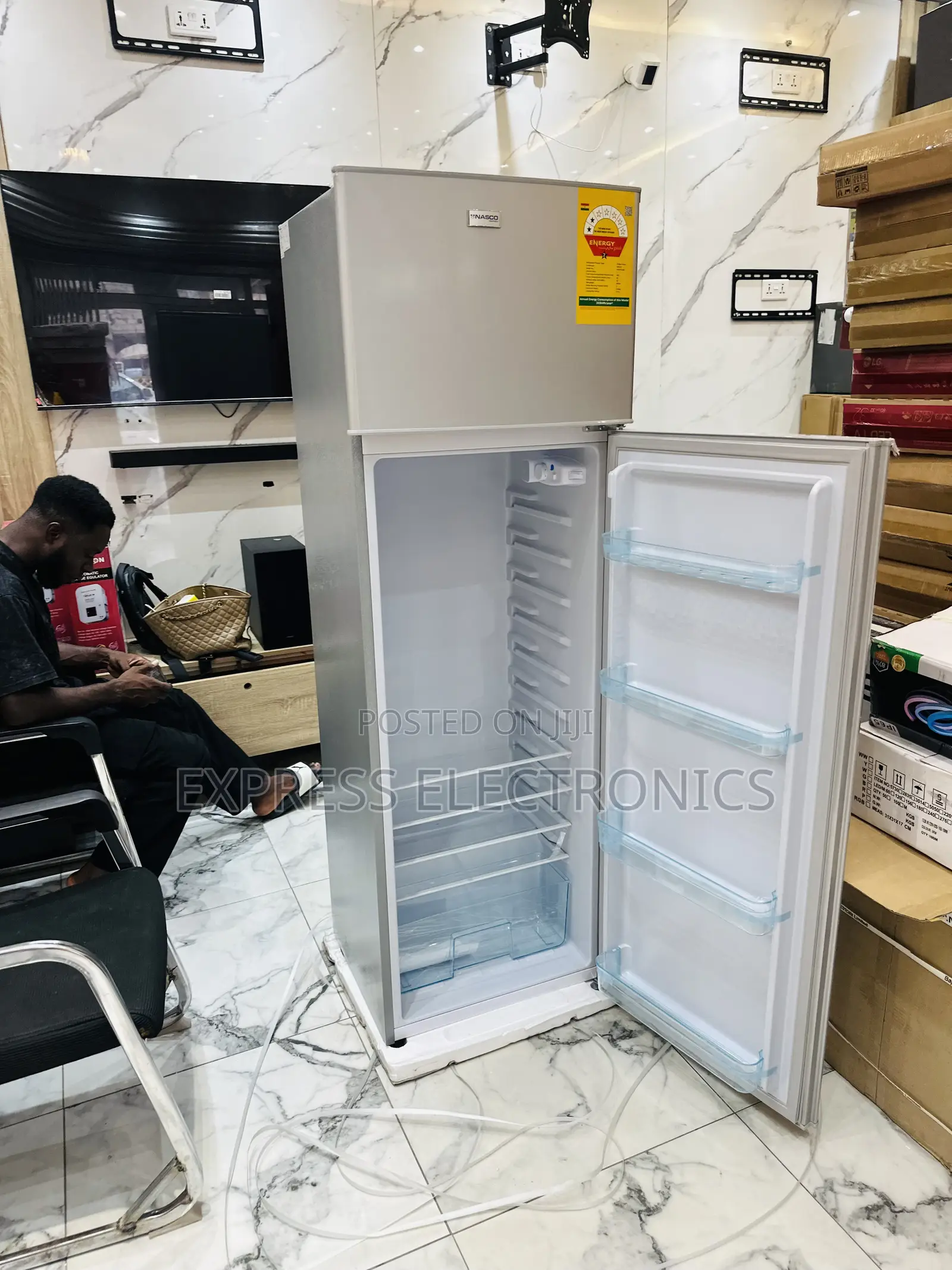 Available Now at Store Nasco Double Door Fridge Nasf2-28fl