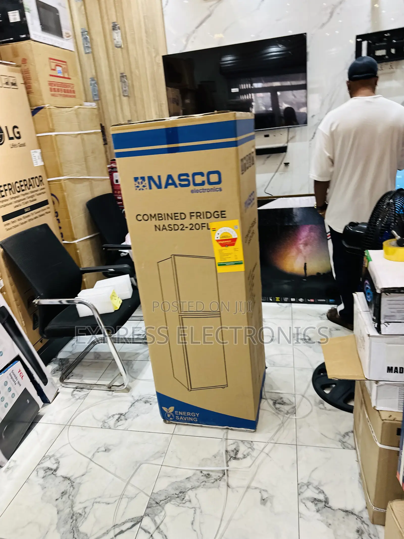 Call for Nasco Nasd2-20fl Double Door Fridge