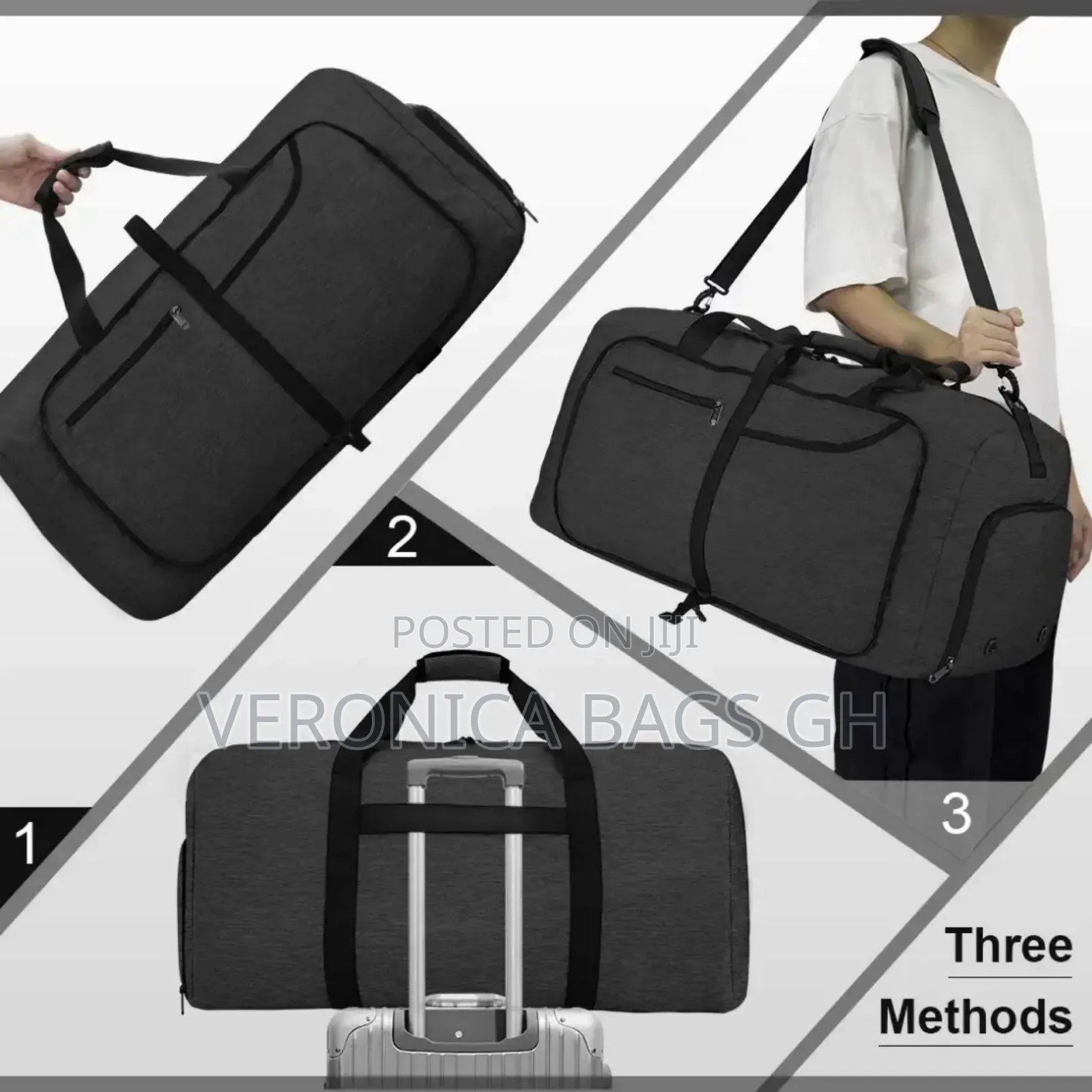 Foldable Travelling Luggage Packing Duffle Bag Extra Large