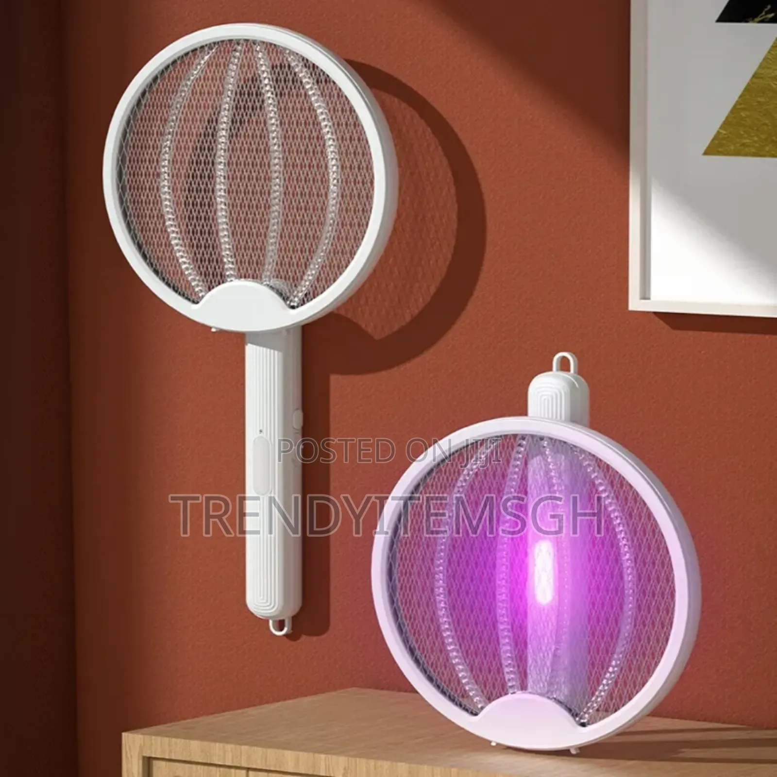 2 in 1 Rechargeablelectric Fly Swatter Mosquito Killer Lamp
