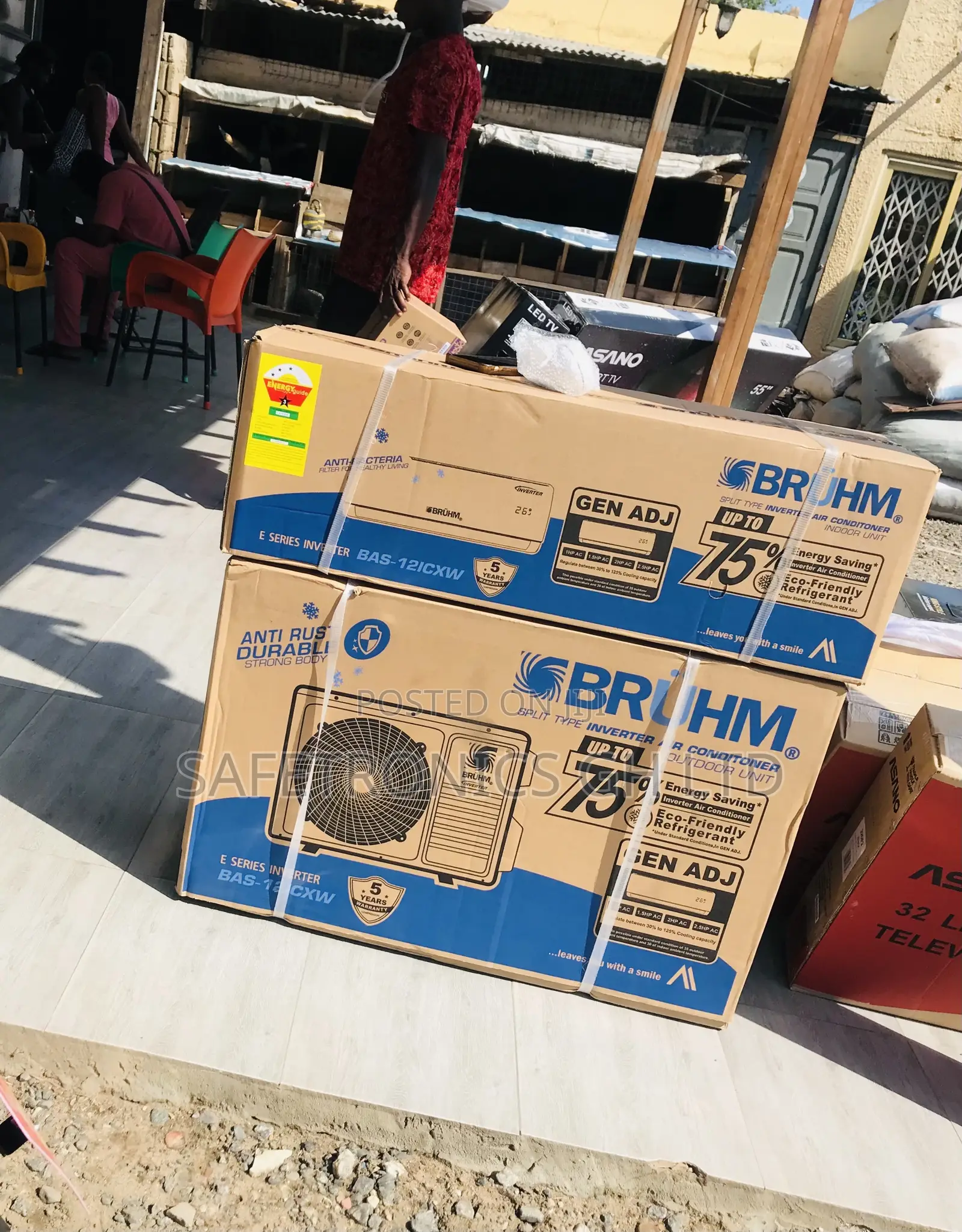 Auto Restart Bruhm  1.5 Horsepower Split Airconditioner