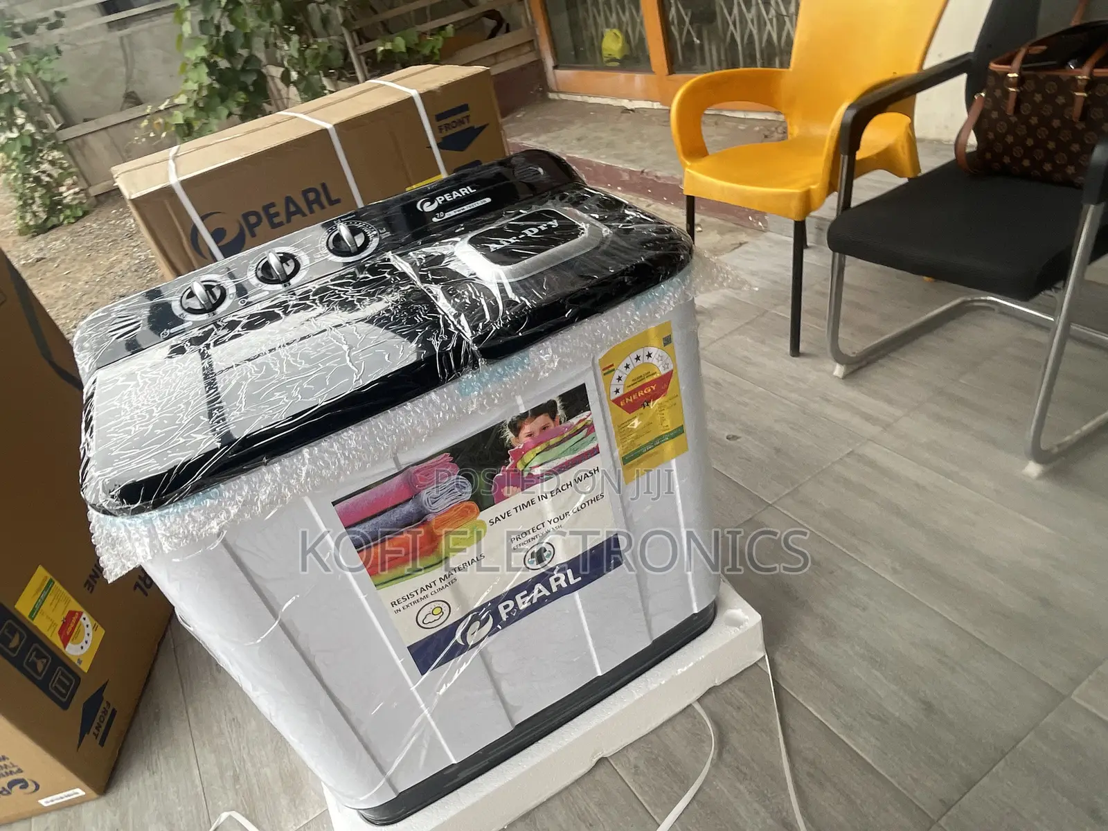 Pearl 7kg Twin Tub Washing Machine With Handwave Wash Effect