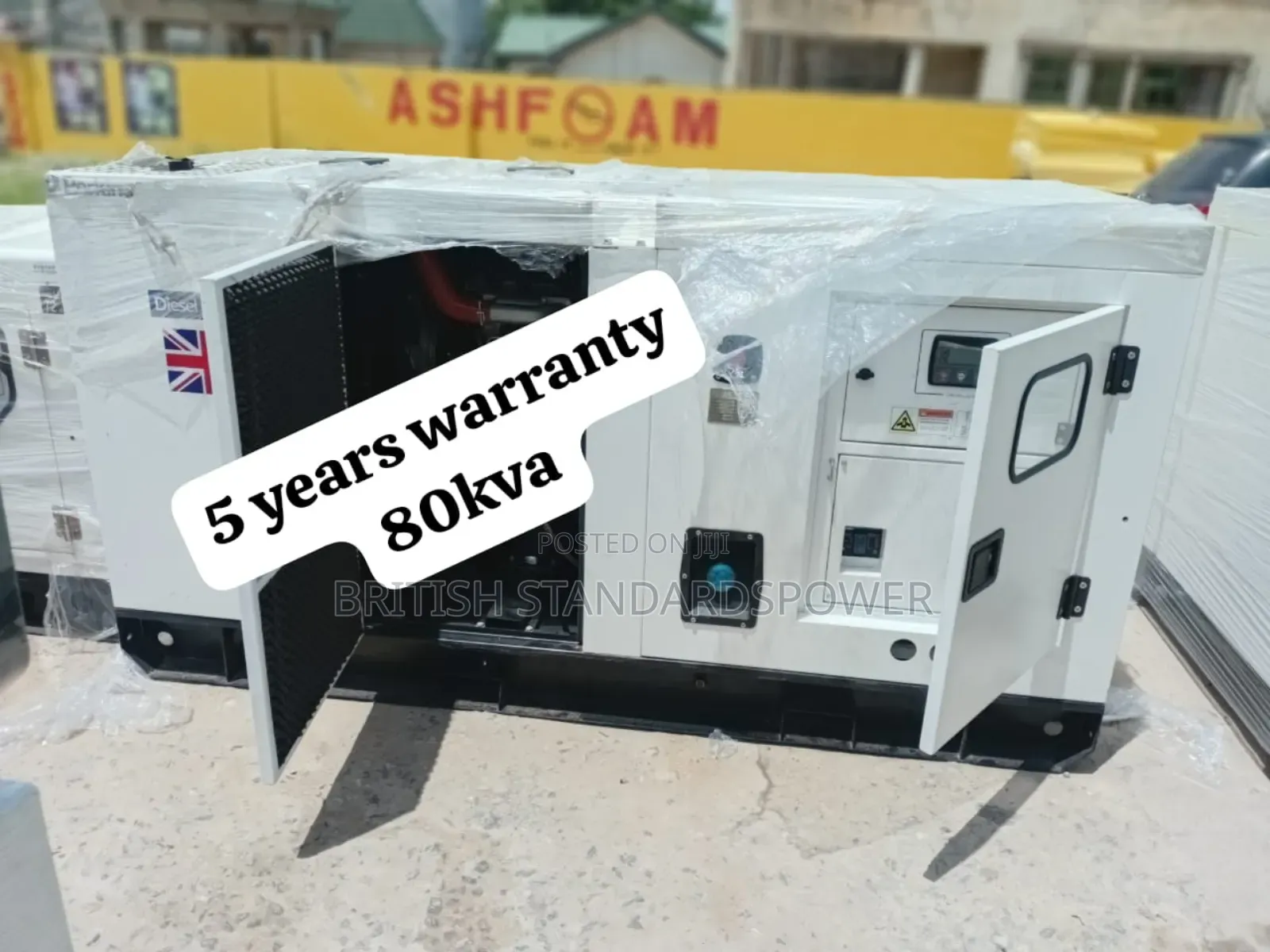 Adaptable Power 80kva Silent Diesel Powered Generator