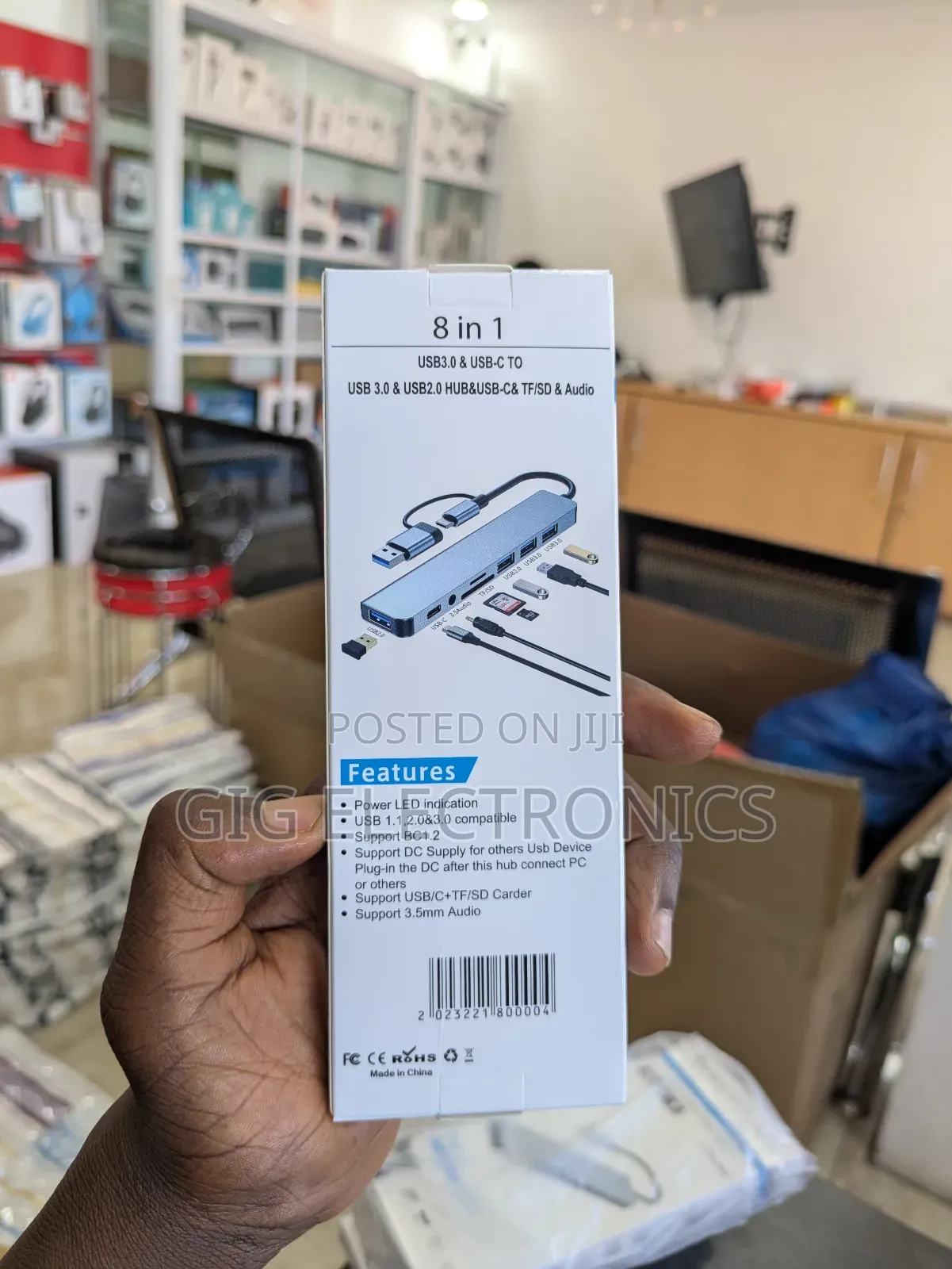 Type C Usb Hub 8in1