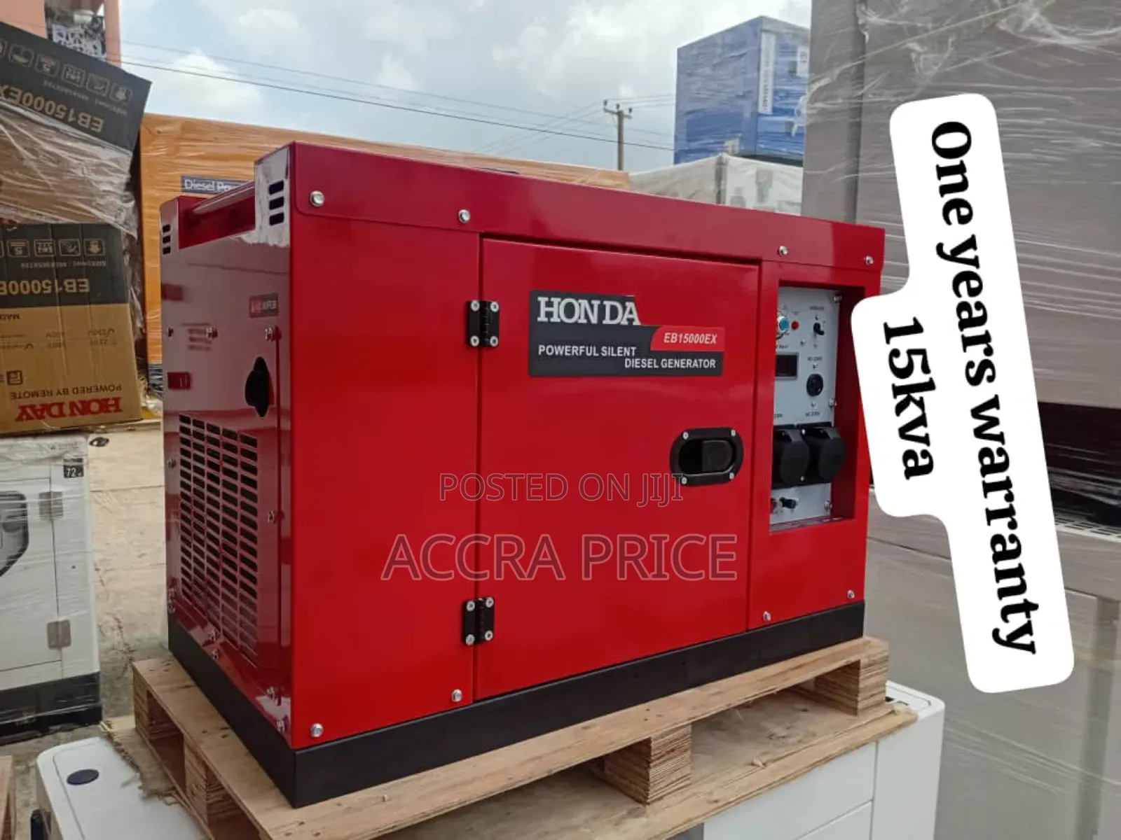 Vintage 15kva Honda Diesel Generator 15kva Silent 16.5kw