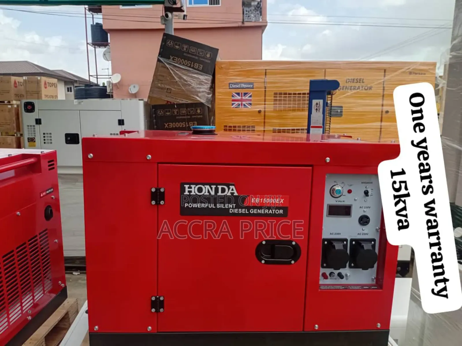 Cutting Edge 15kva Diesel Silent Perkins Mko 15kva Honda