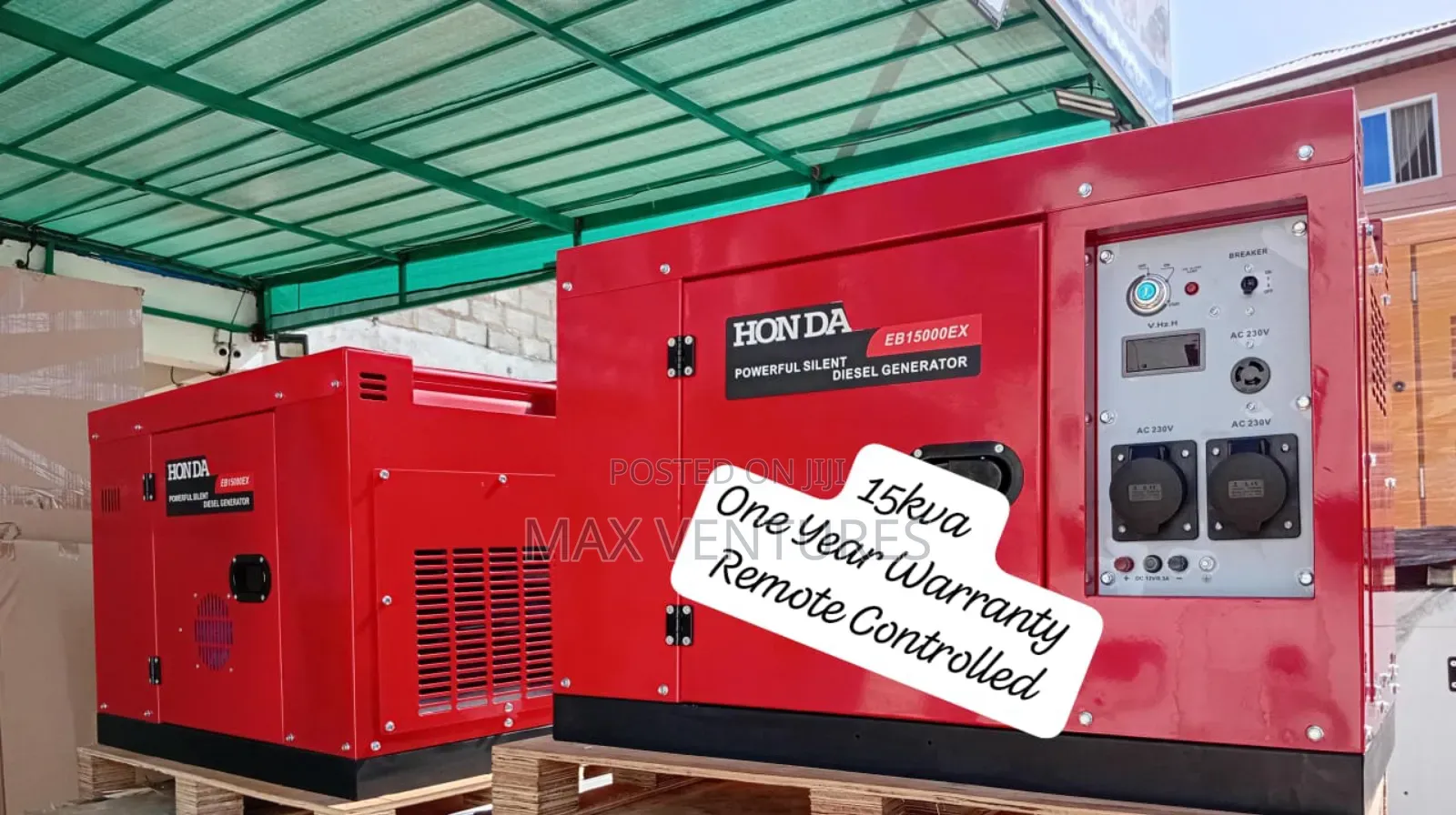 15kva Diesel Honda Generator Newly Arrived + Remote