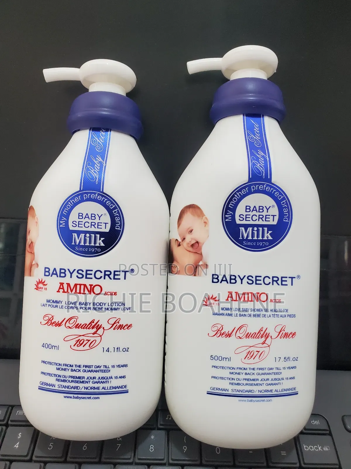 Baby Secret Lotion and Bath Soap