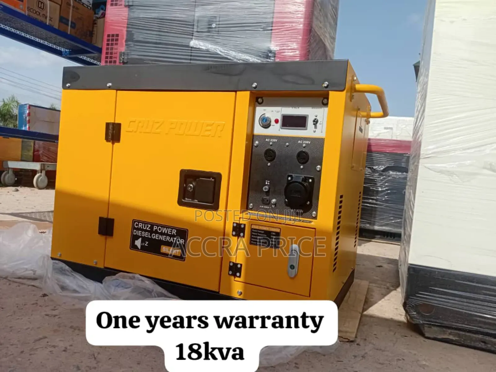 Compact Cruz Power Diesel Generator 18kva 18000watts