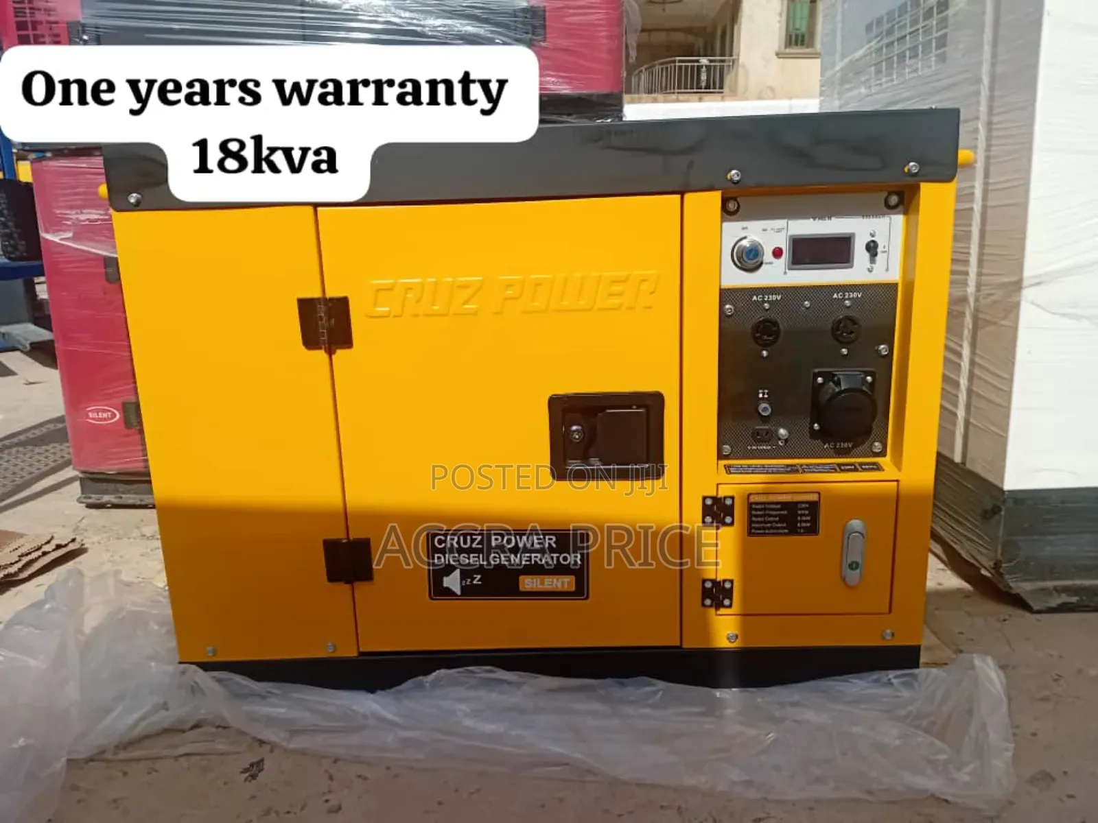Portable 18kva Cruz Power Diesel Generator 18kva 18kw Silent