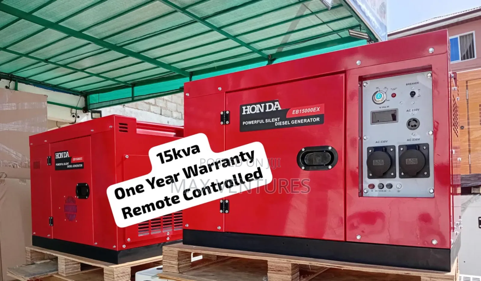 Emergency Ready 15kva Honda Remote Control Power Backup