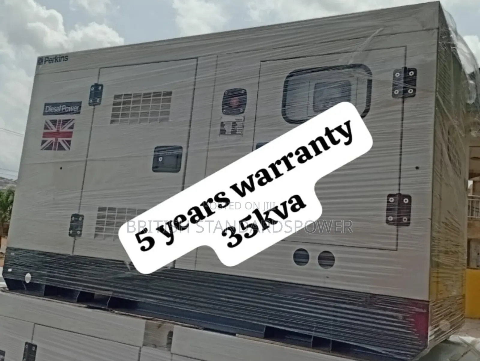 Diesel Dynamo Plus 35kva Silent Power Supply Unit