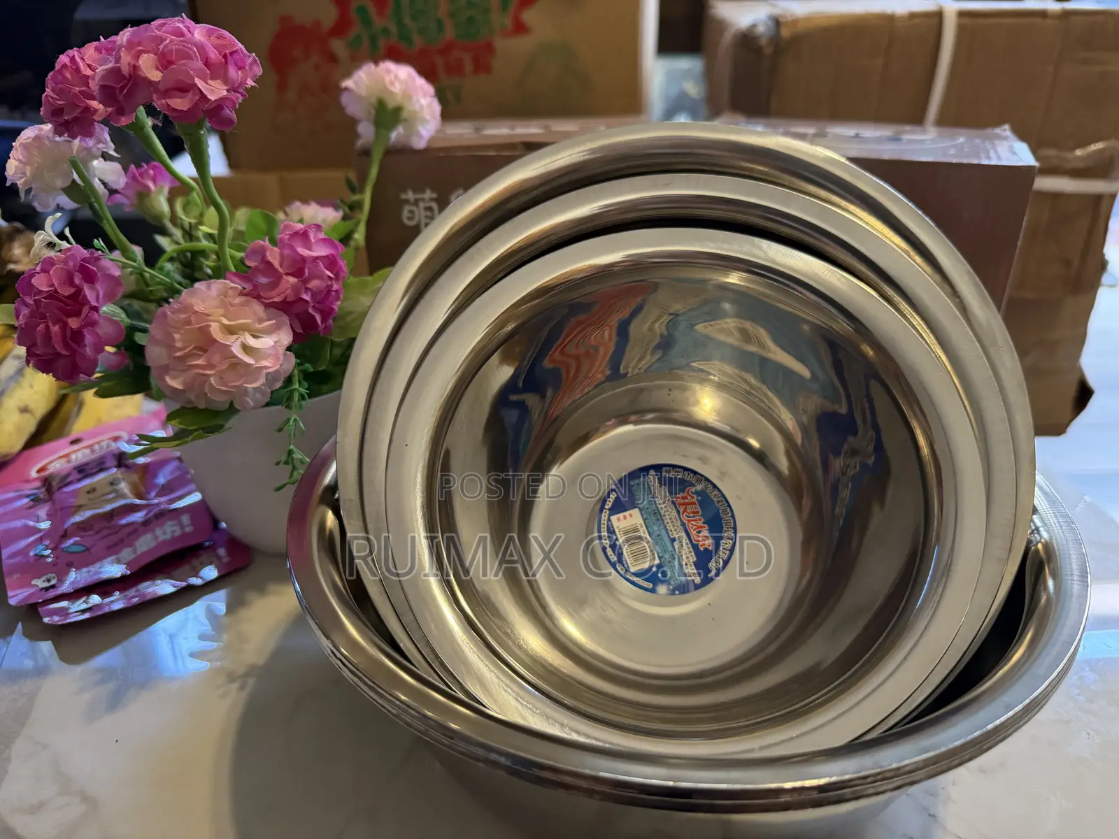 Stainless Steel Bowls And Plate For Sell
