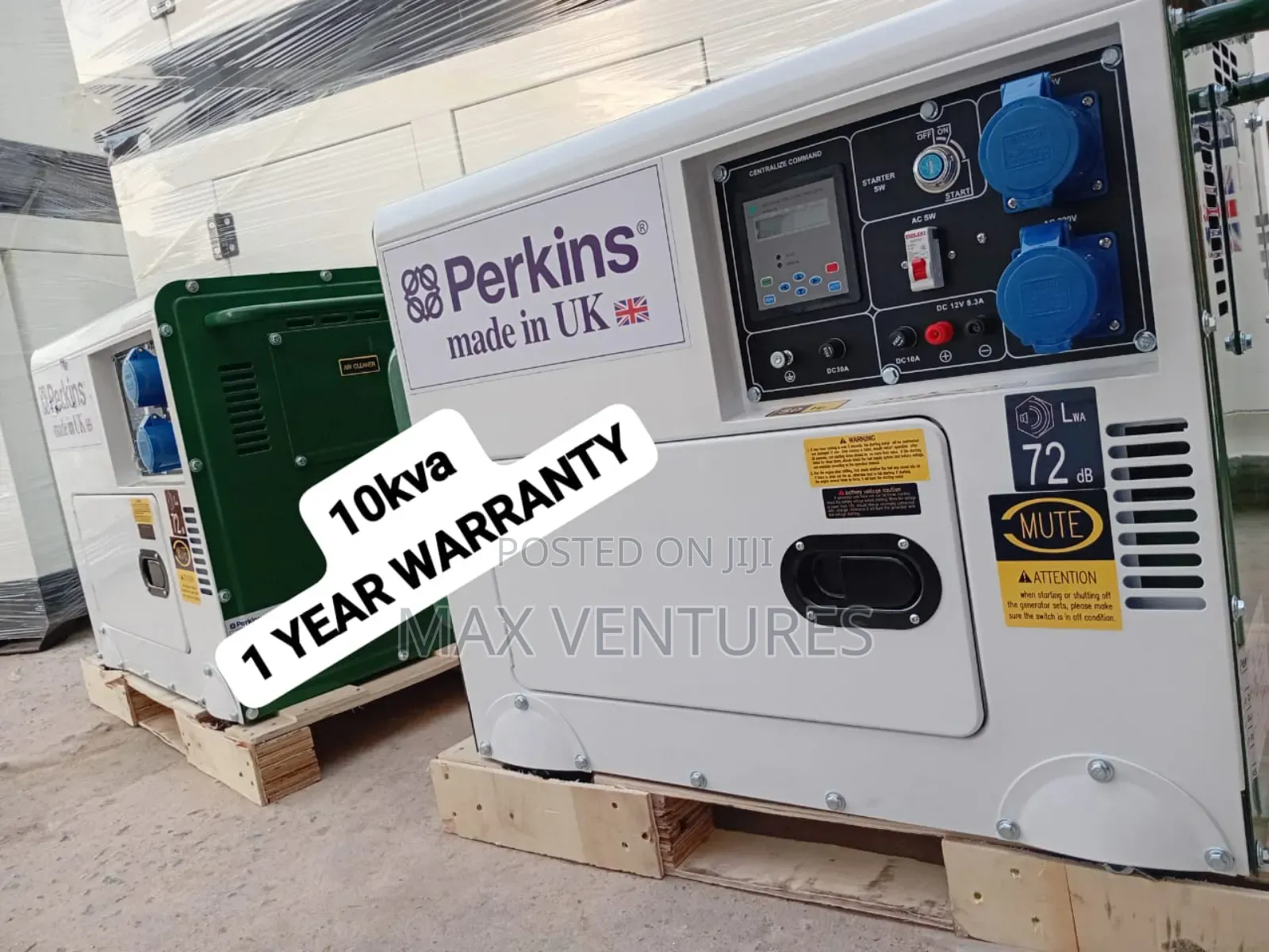 Newly Stocked Perkins Emergency Power Backup Genset