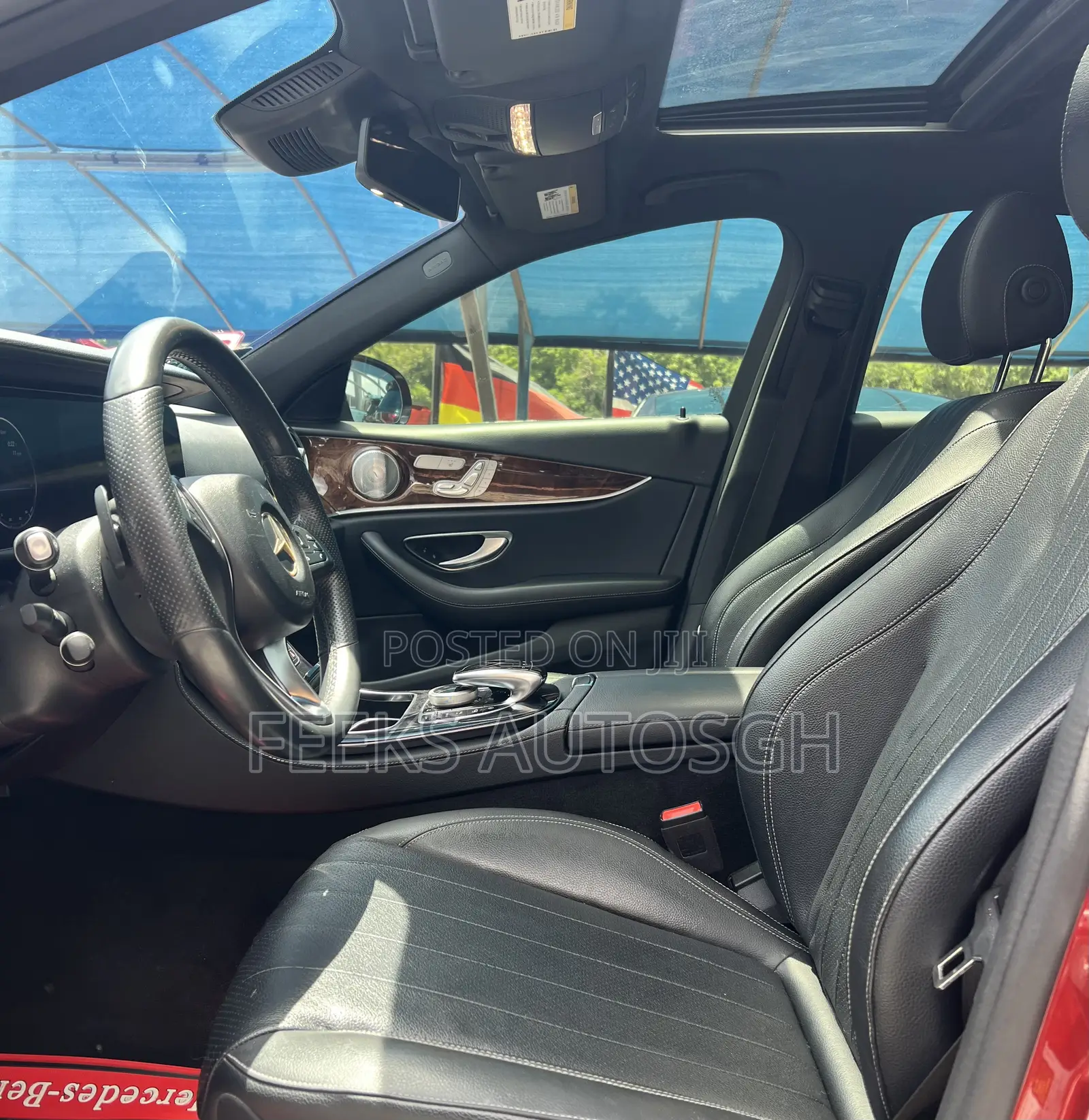 Mercedes-Benz E300 4Matic AWD Sedan (2.0L 4cyl 9A) 2017 Red