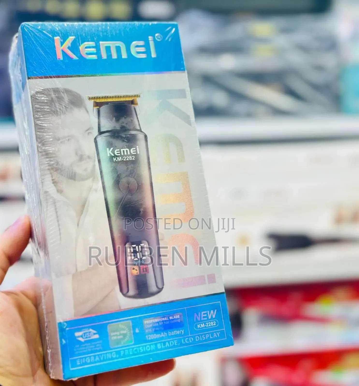 Close Trim Precision Kemei Zero Gap Beard Trimmer 1200mah