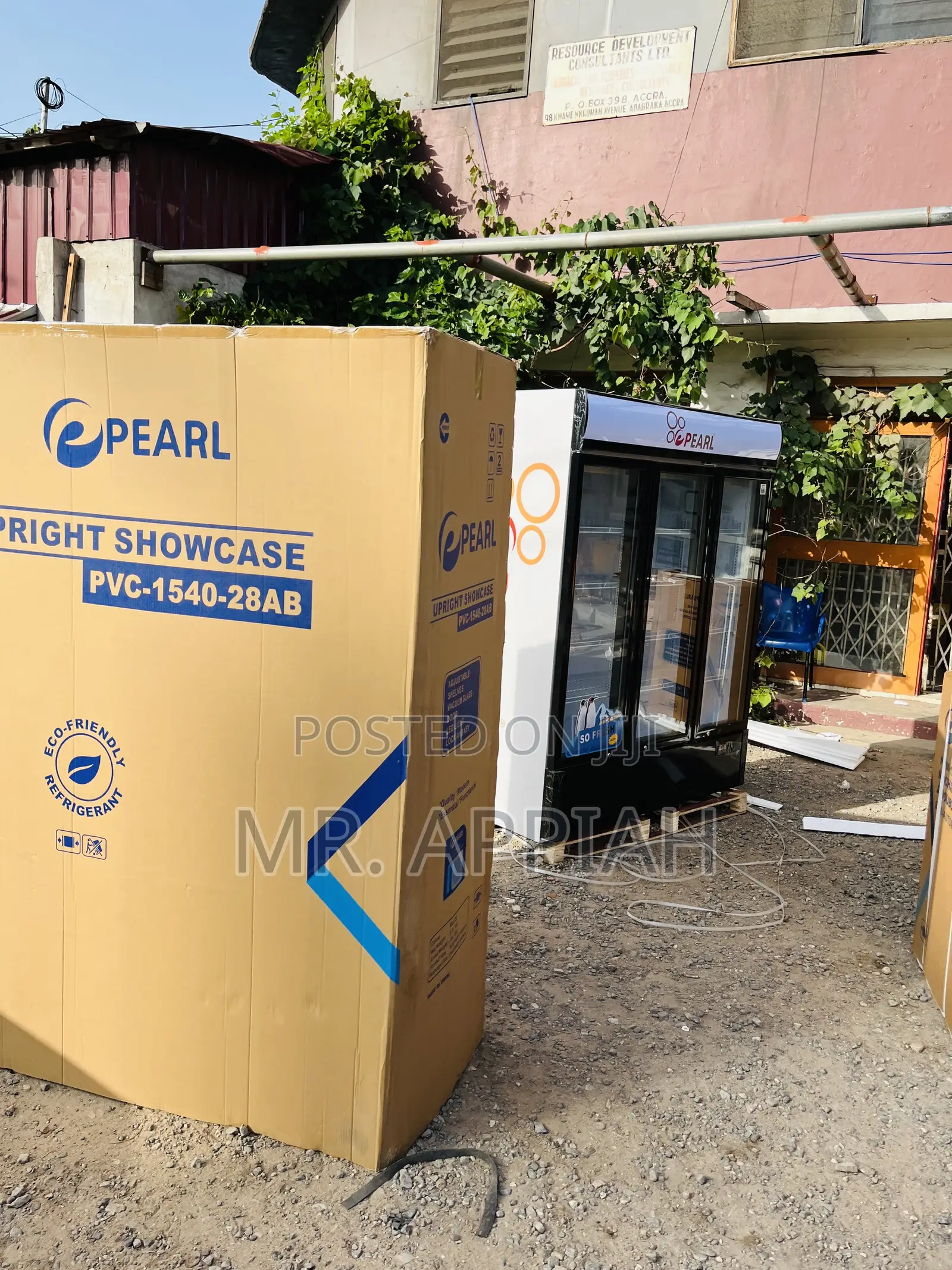 Efficient Pearl 3 Door Electric Display Fridge.