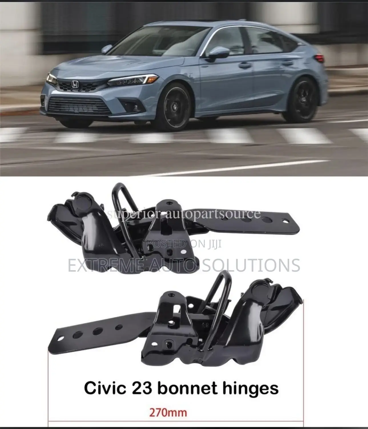 Civic 23 Bonnet Hinges